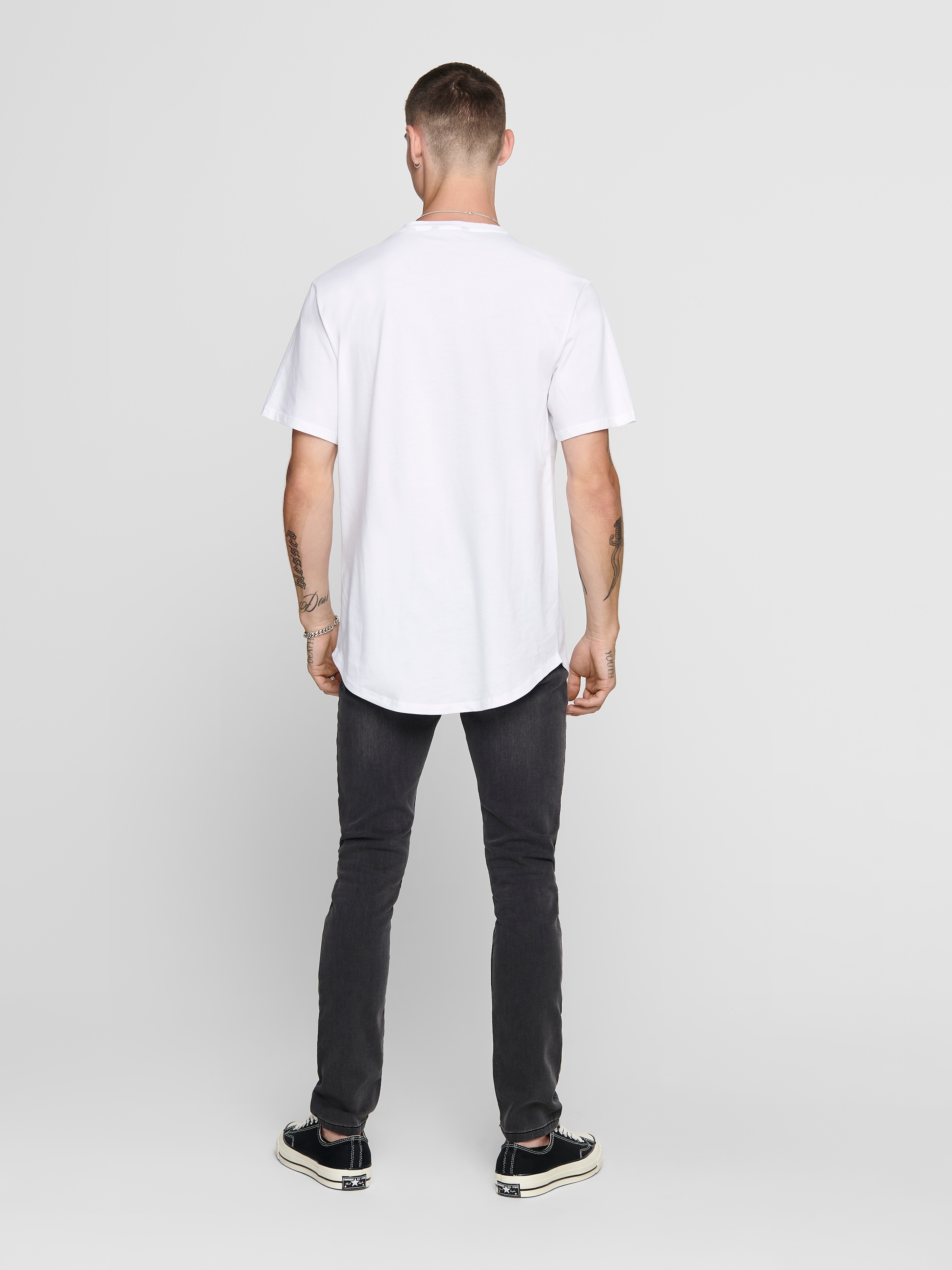 ONLY & SONS Rundhalsshirt »ONSMATT LONGY SS TEE NOOS«