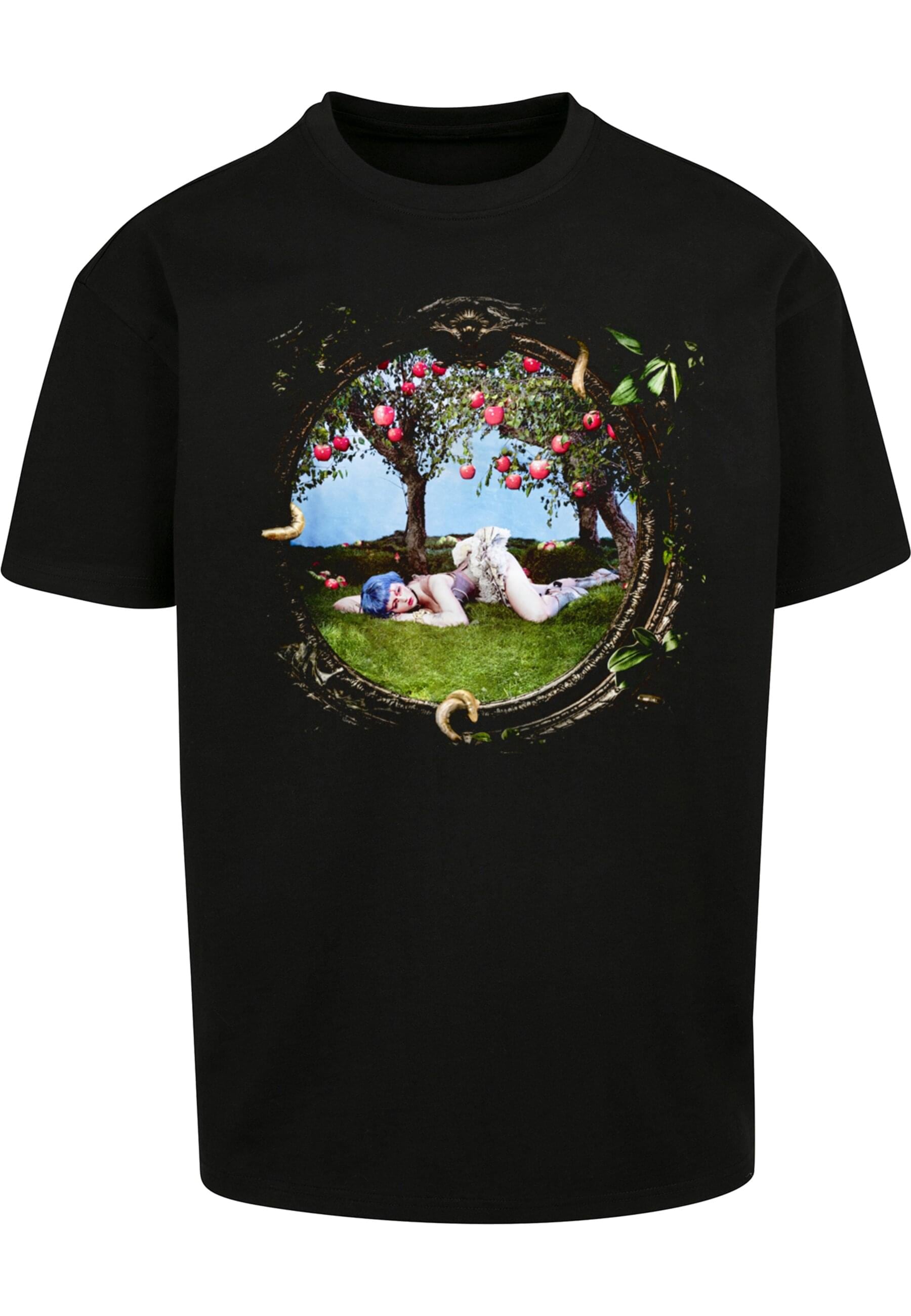 Merchcode T-Shirt "Merchcode Ashnikko - Apple Picture Oversized Tee" 1 Stk. günstig online kaufen
