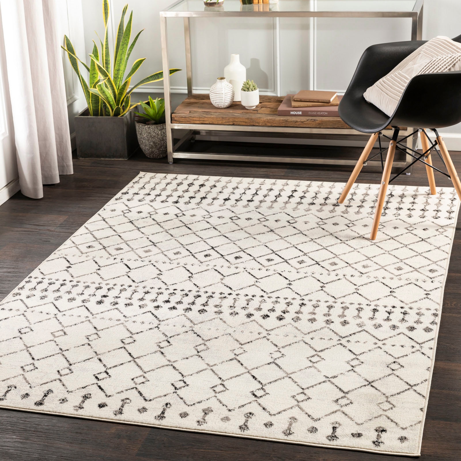Livabliss Teppich "HEZE" rechteckig 11 mm Höhe Berber, Ethnisch Boho Kurzfl günstig online kaufen