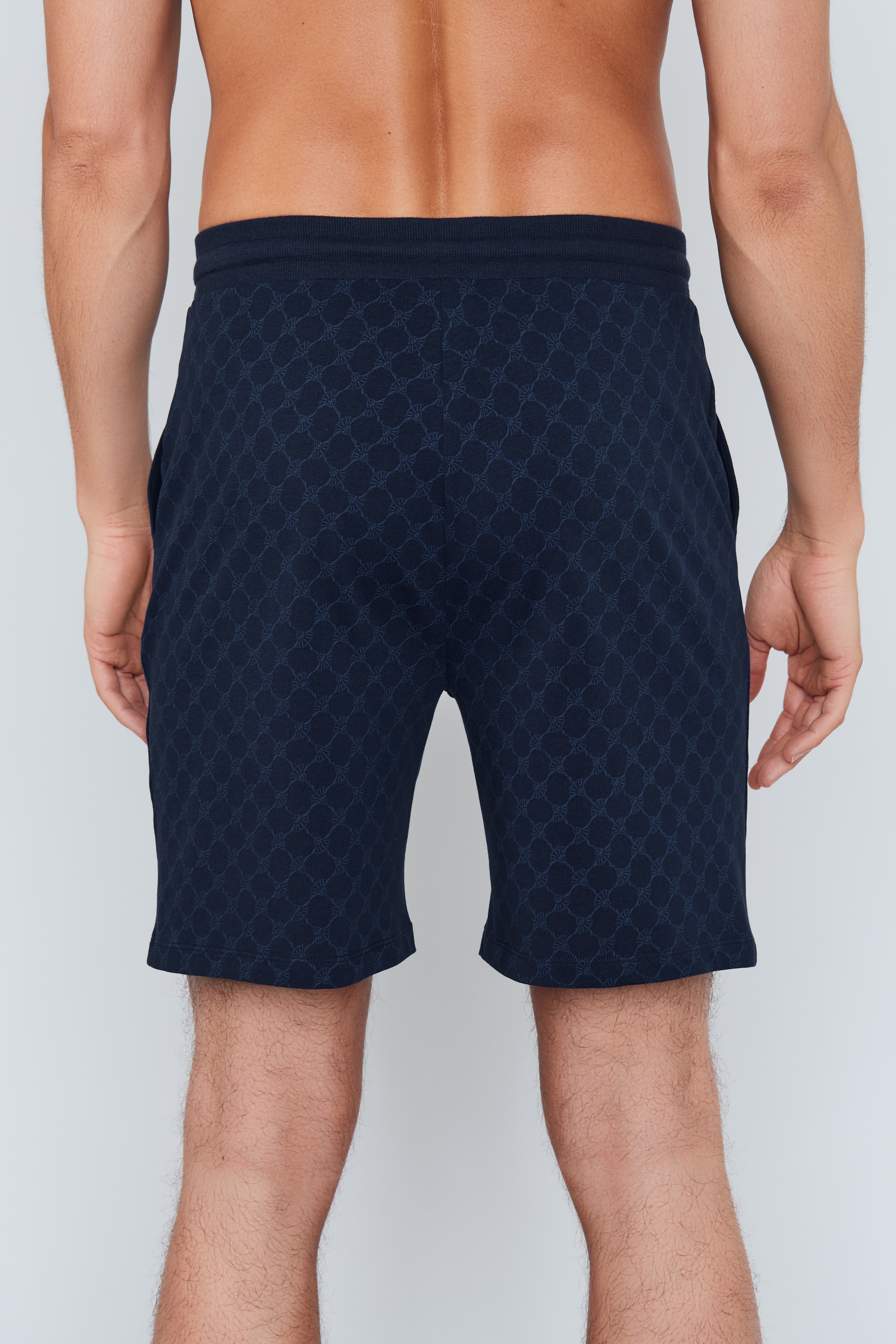 Thumbnail - JOOP Shorts "Leisure" mit Cornflower-Alloverprint, elastischer Bund