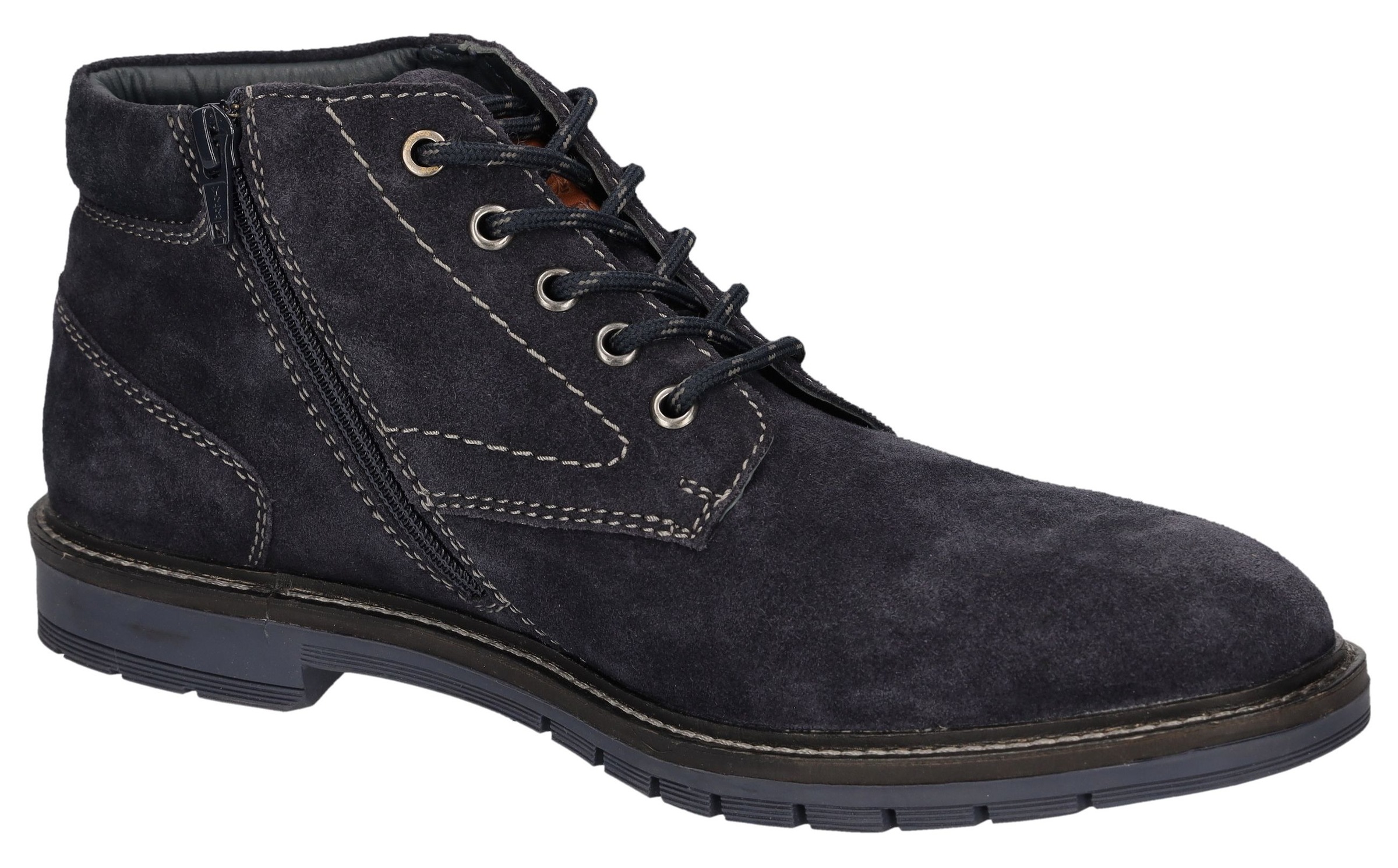 LERROS Schnürboots, Business Schuh, Schnürboots mit Blockabsatz