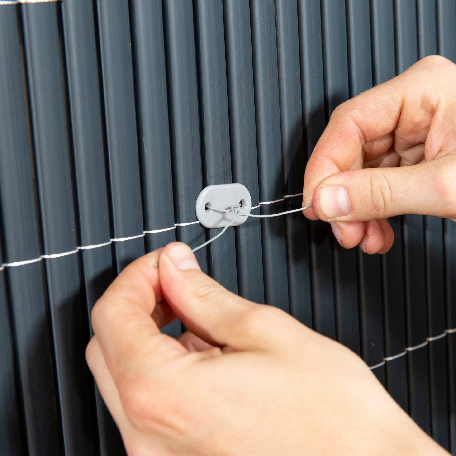 Windhager Sichtschutzzaunmatten, aus UV- und witterungsbeständigem PVC, L: 3 m