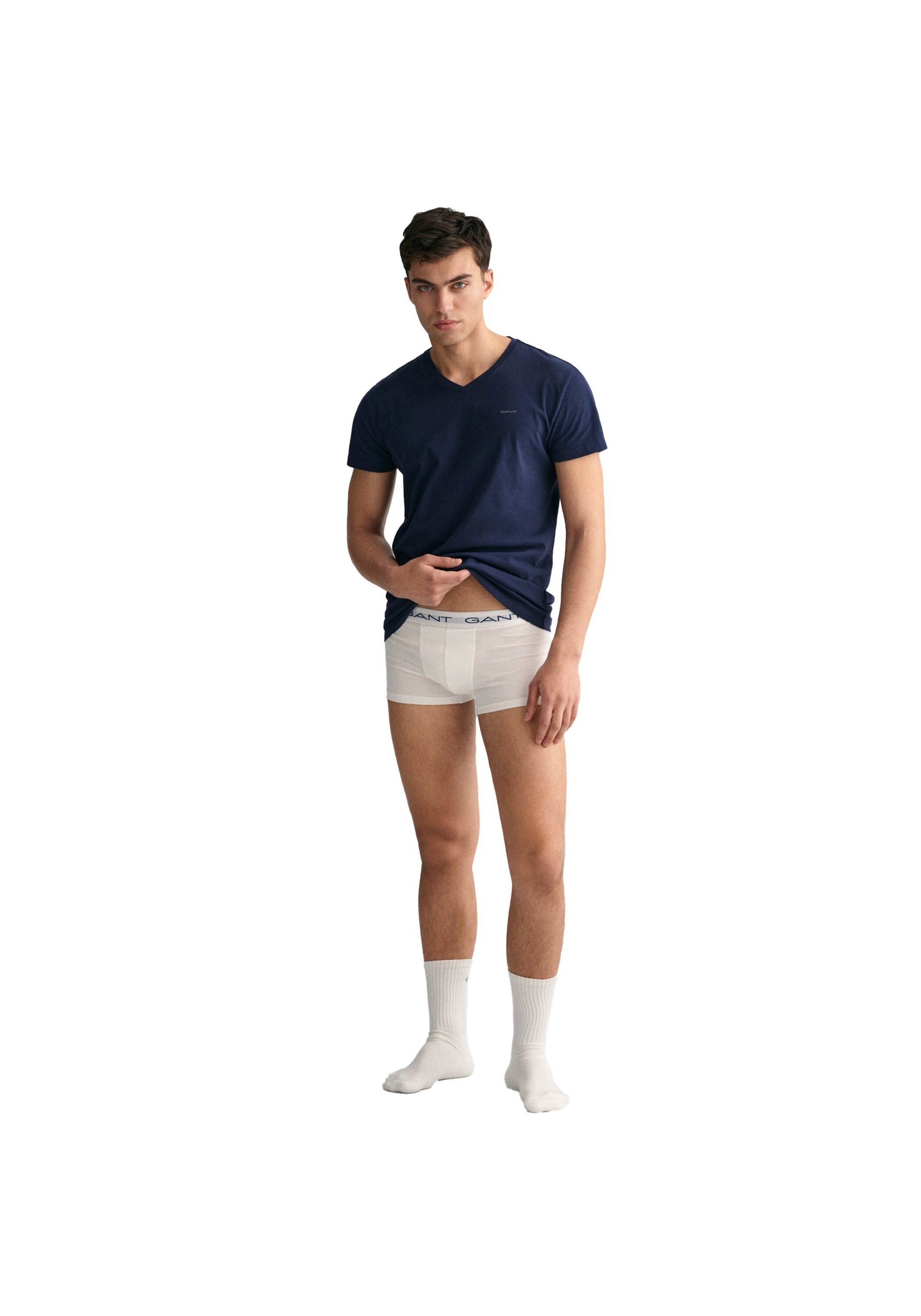 Gant T-Shirt »T-Shirt V-NECK T-SHIRT 4-PACK 4er Pack«