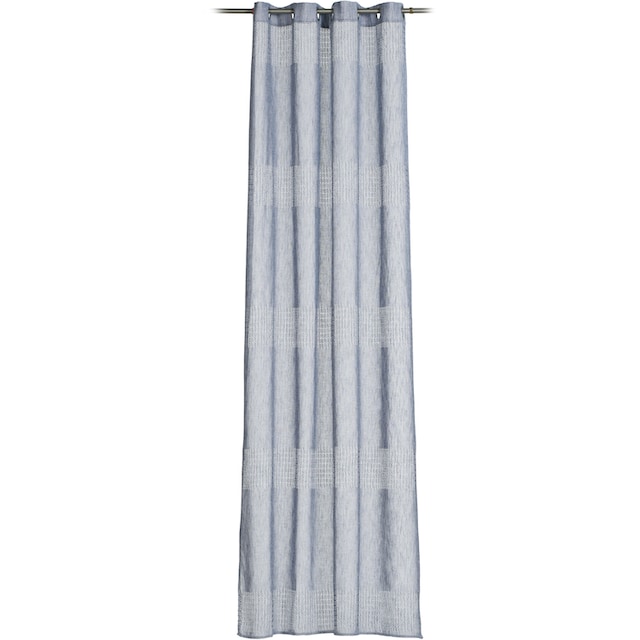 Gözze Vorhang »Marrakesch - Ösenschal«, (1 St.), HxB: 245x140,  transparentes Gewebe inkl. Querstreifen auf Rechnung | BAUR