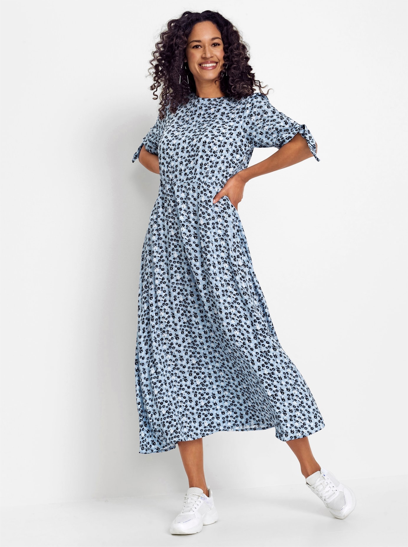 Inspirationen Druckkleid "Viskose-Kleid" günstig online kaufen