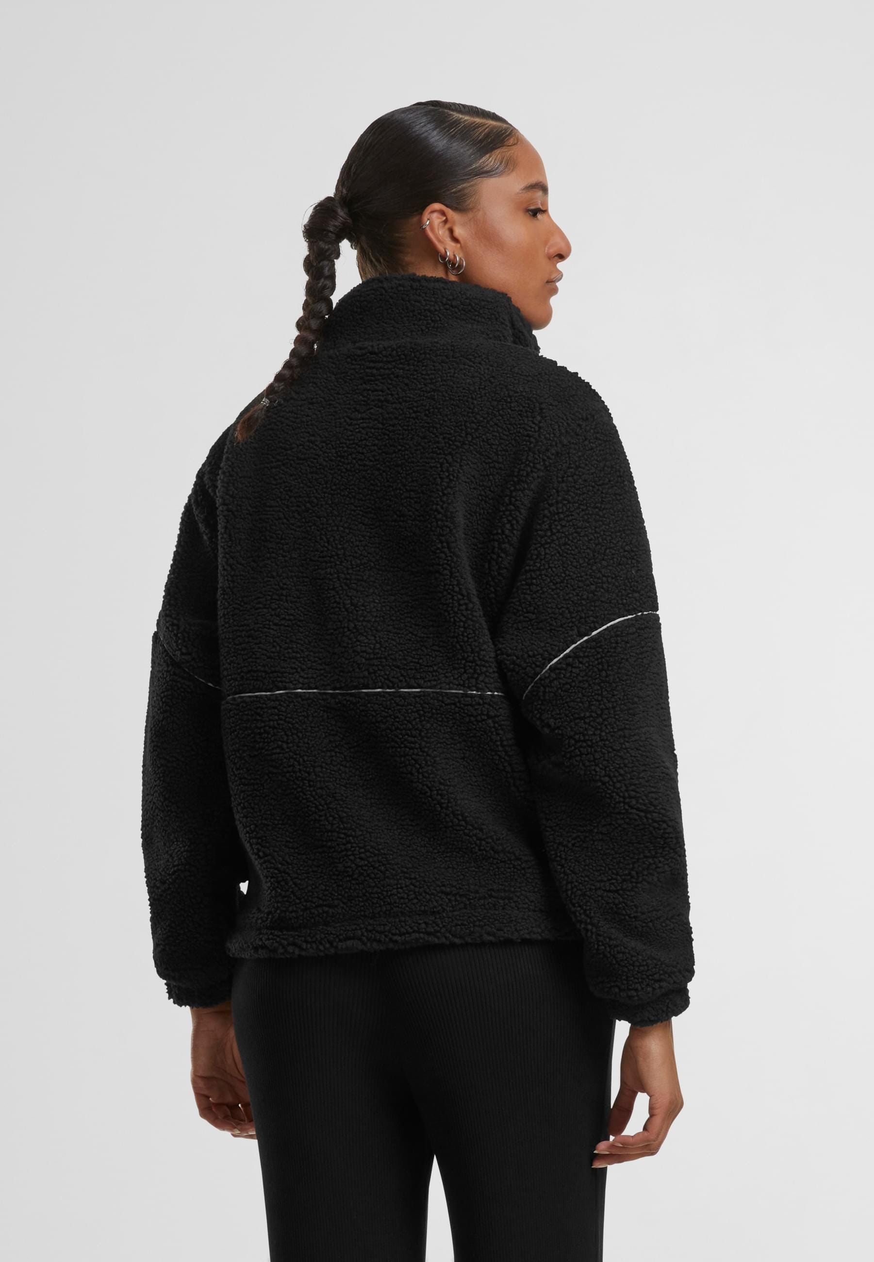 Karl Kani Trainingsjacke »Karl Kani Karl Kani Sport Patch Teddy Block Trackjacket«, (1 St.), ohne Kapuze