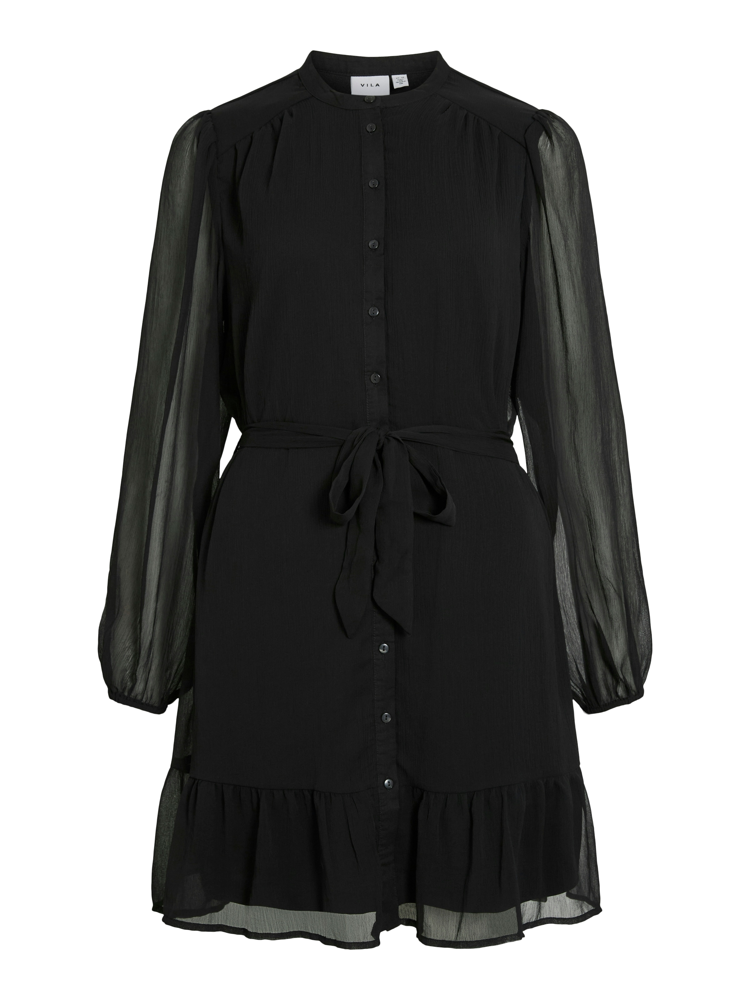 Vila Chiffonkleid »VIFALIA L/S DRESS - NOOS«, Sommerkleid
