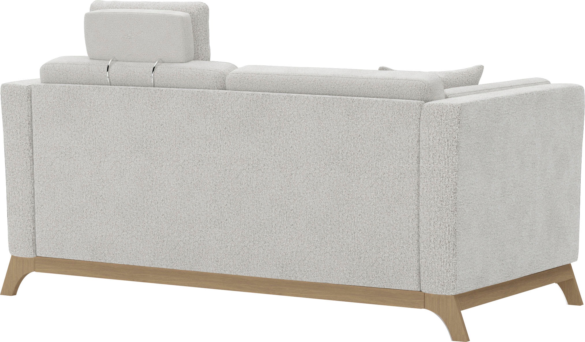 2,5-Sitzer HOME AFFAIRE "Viva", beige, B:183cm H:84cm T:93cm, 100% Polyester, Sofas, wahlweise mit Holzrahmen aus Buche 3