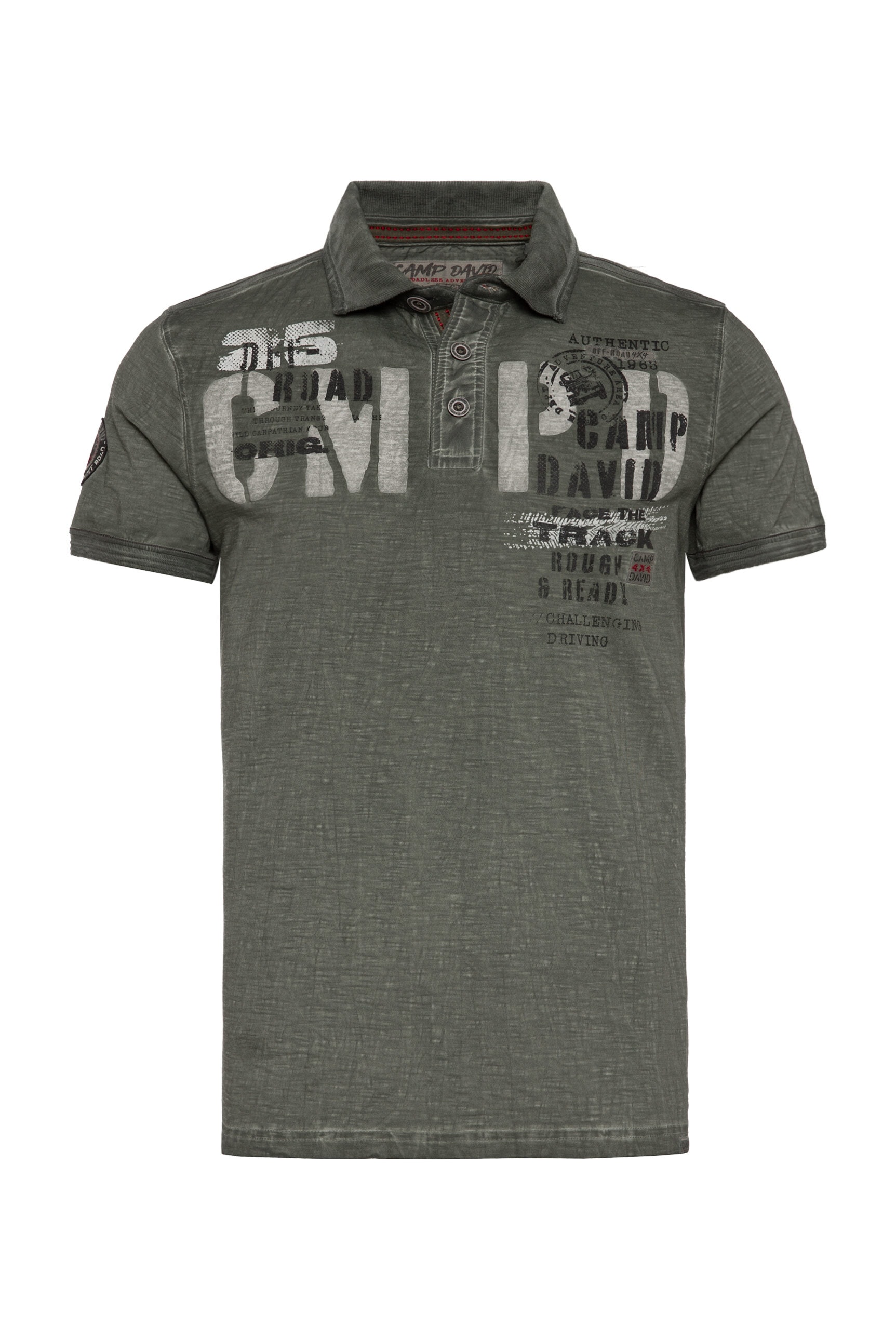 CAMP DAVID Poloshirt, aus Baumwolle