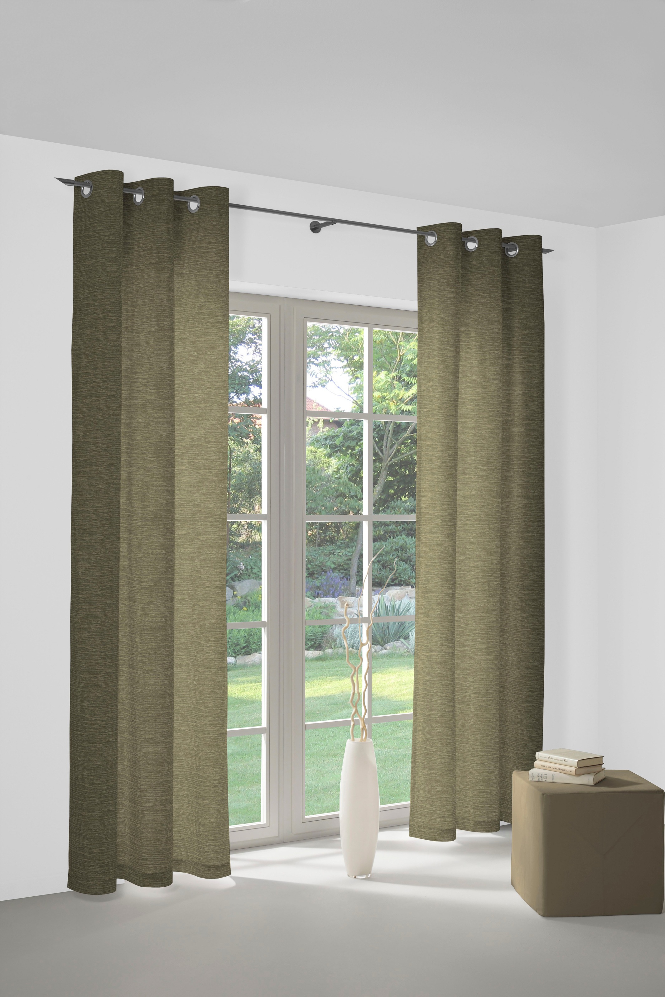 Wirth Vorhang "Trondheim 328 g/m²" Ösen 1 Stk. tlg. nach Maß günstig online kaufen