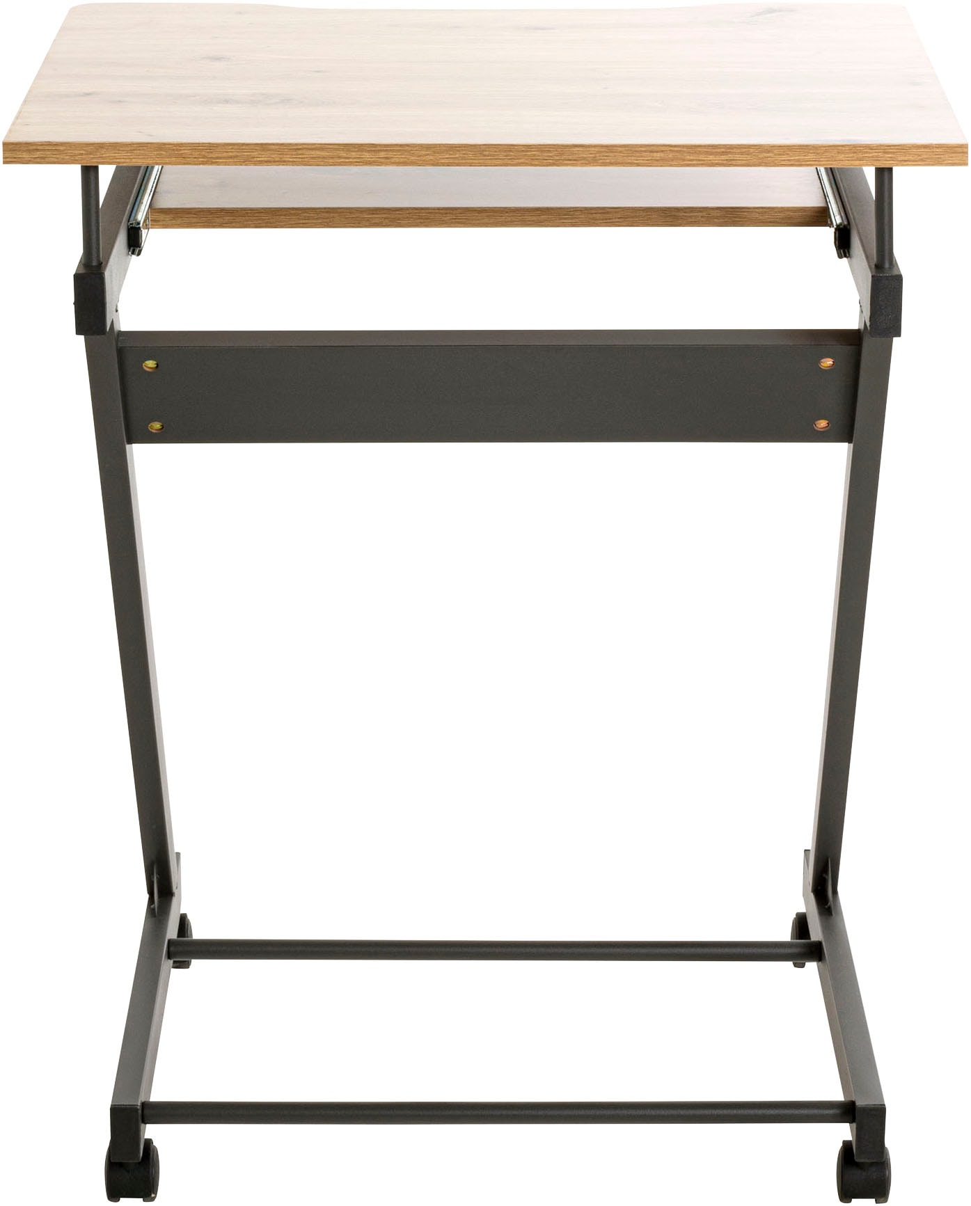HAKU Computertisch »IT-Wagen, Notebookwagen, Schreibtisch« 1 Stk. tlg. rechteckig - aus MDF Braun B/T/H 60/49/75 cm