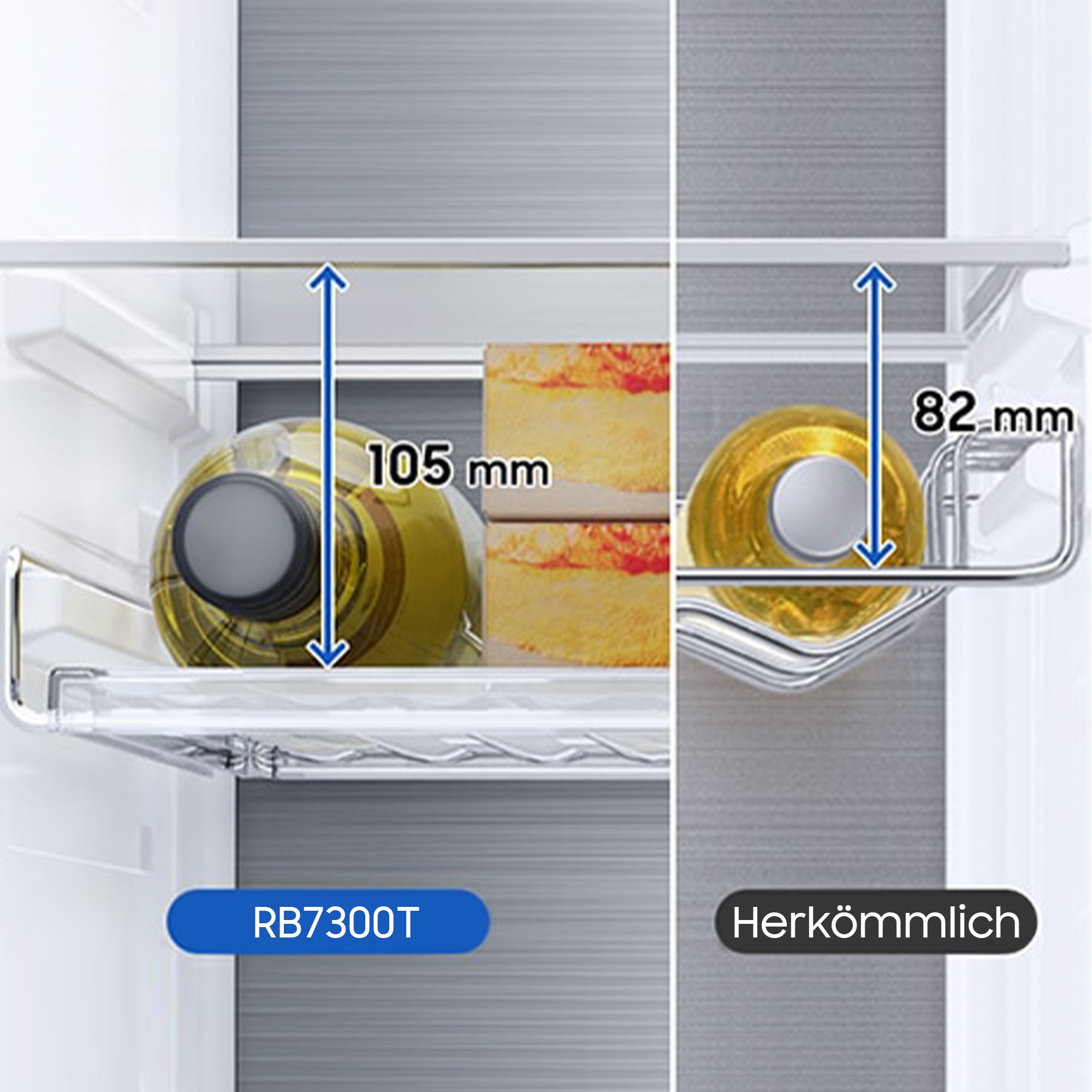 Samsung Einbaukühlgefrierkombination »BRB2N715CWW«, BRB2N715CWW, 177,5 cm hoch, 54 cm breit