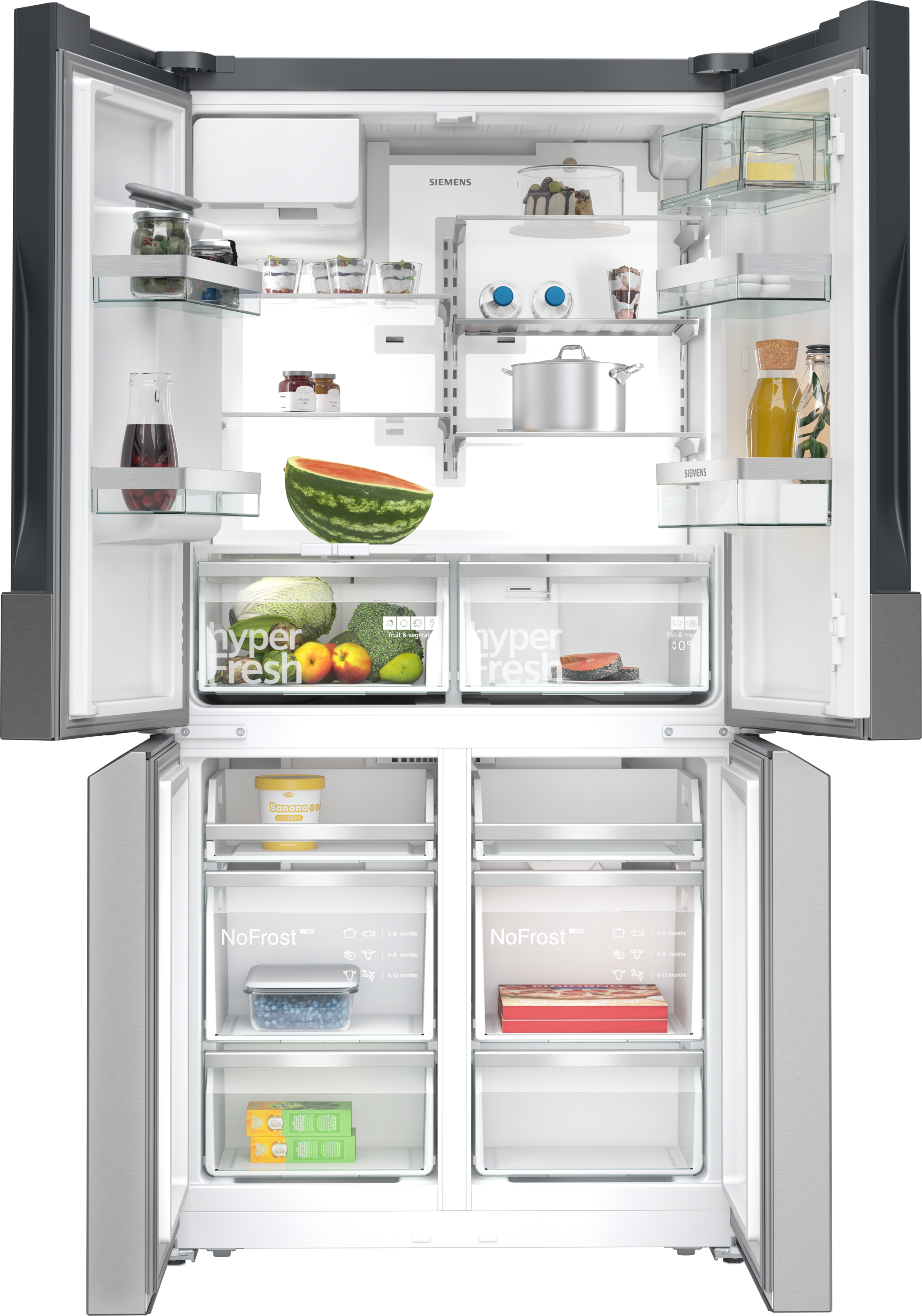 SIEMENS Multi Door iQ700 "KF96DPPEA" 183 cm hoch 90,5 cm breit günstig online kaufen