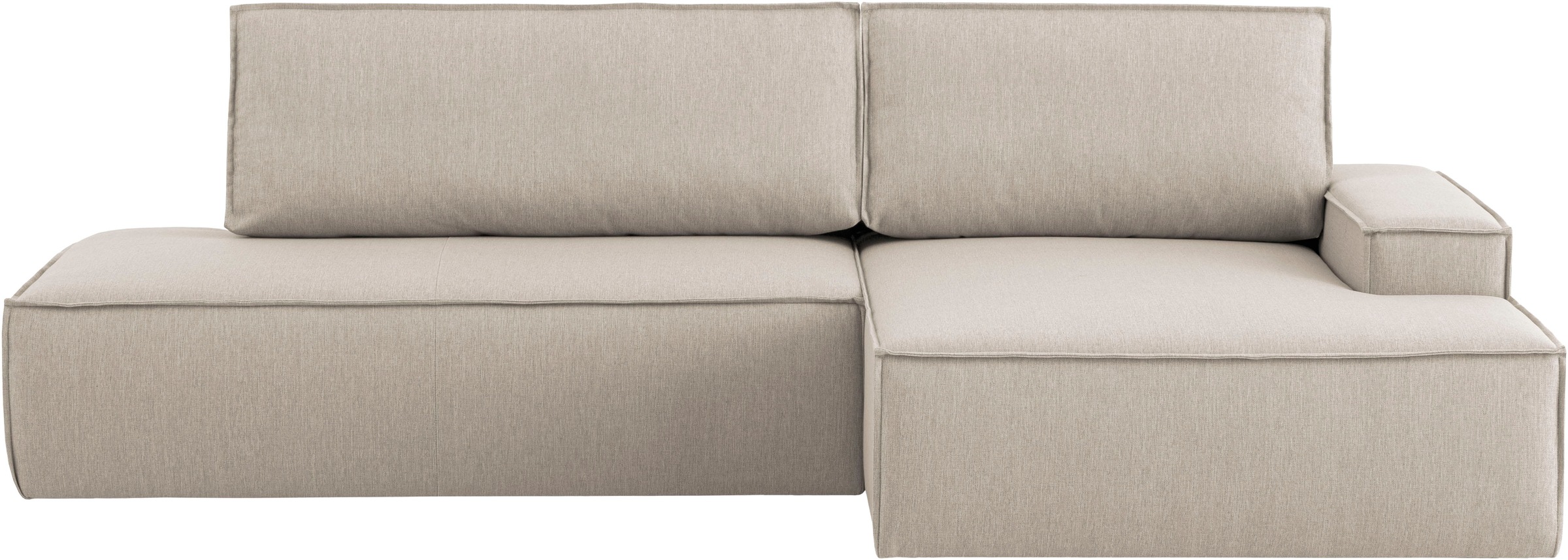 Home affaire Ecksofa "SHERWOOD, Schlafsofa in L-Form offen (275cm), Cord, L günstig online kaufen