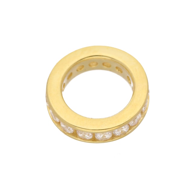 Adelia´s Kettenanhänger »585 Gold Anhänger Taufring mit Zirkonia Ø 12,4 mm«,  585 Gold mit Zirkonia Goldschmuck für Damen kaufen | BAUR