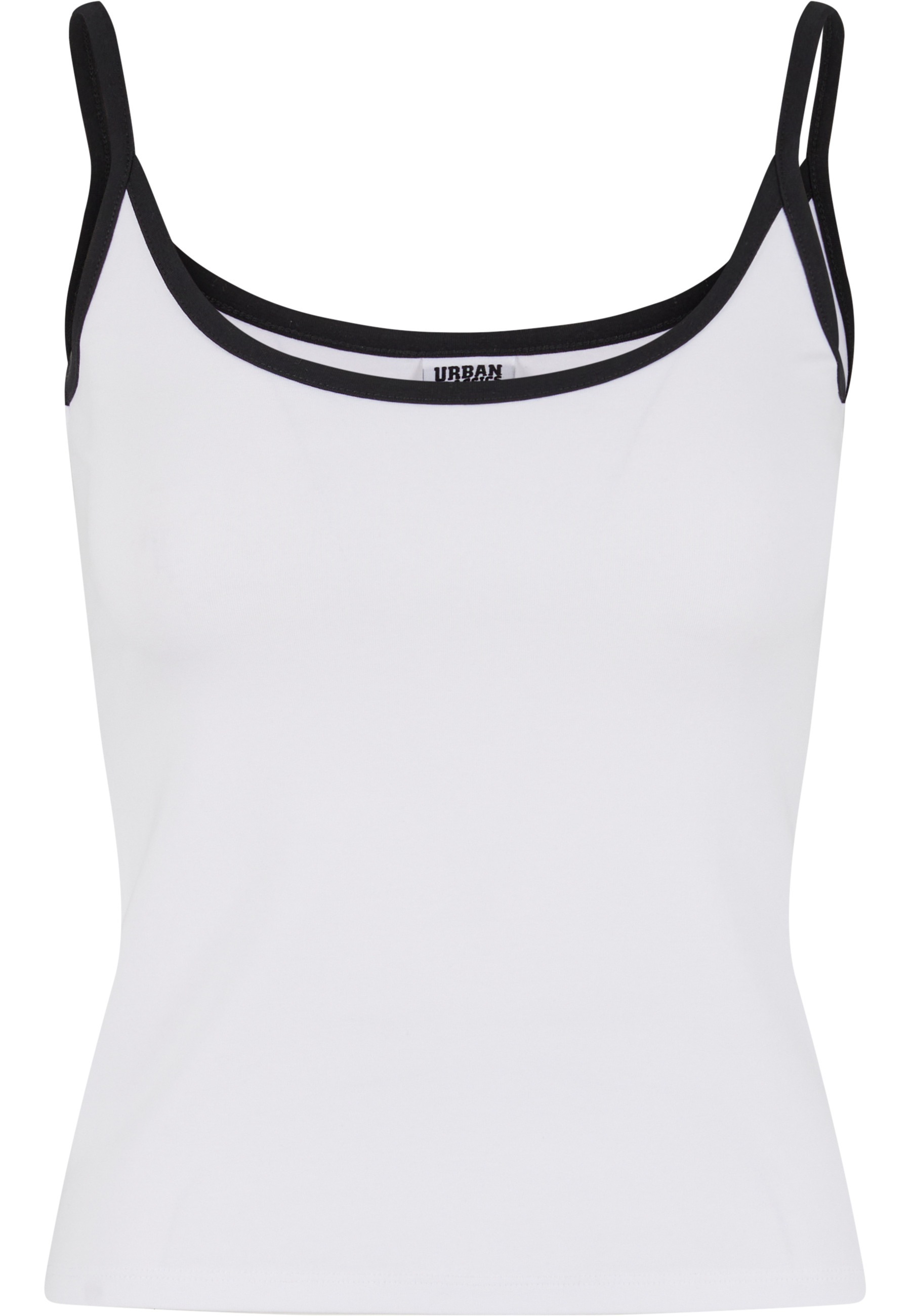 URBAN CLASSICS Tanktop "Urban Classics Ladies Contrast Basic Top 2-Pack" günstig online kaufen