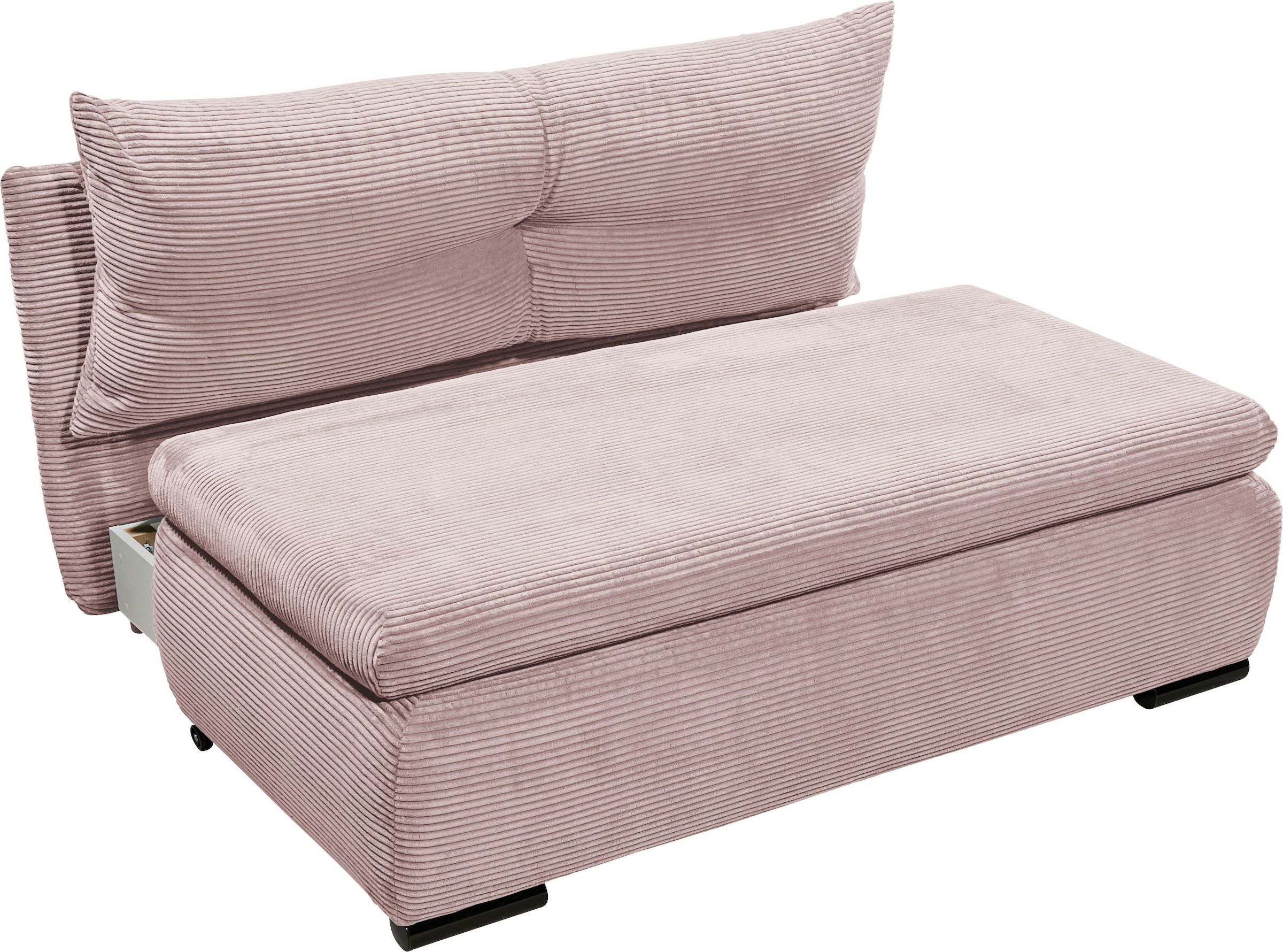 ED EXCITING DESIGN Schlafsofa »Charlie«, Schlafsessel mit Bettkasten & 1 Rückenkissen