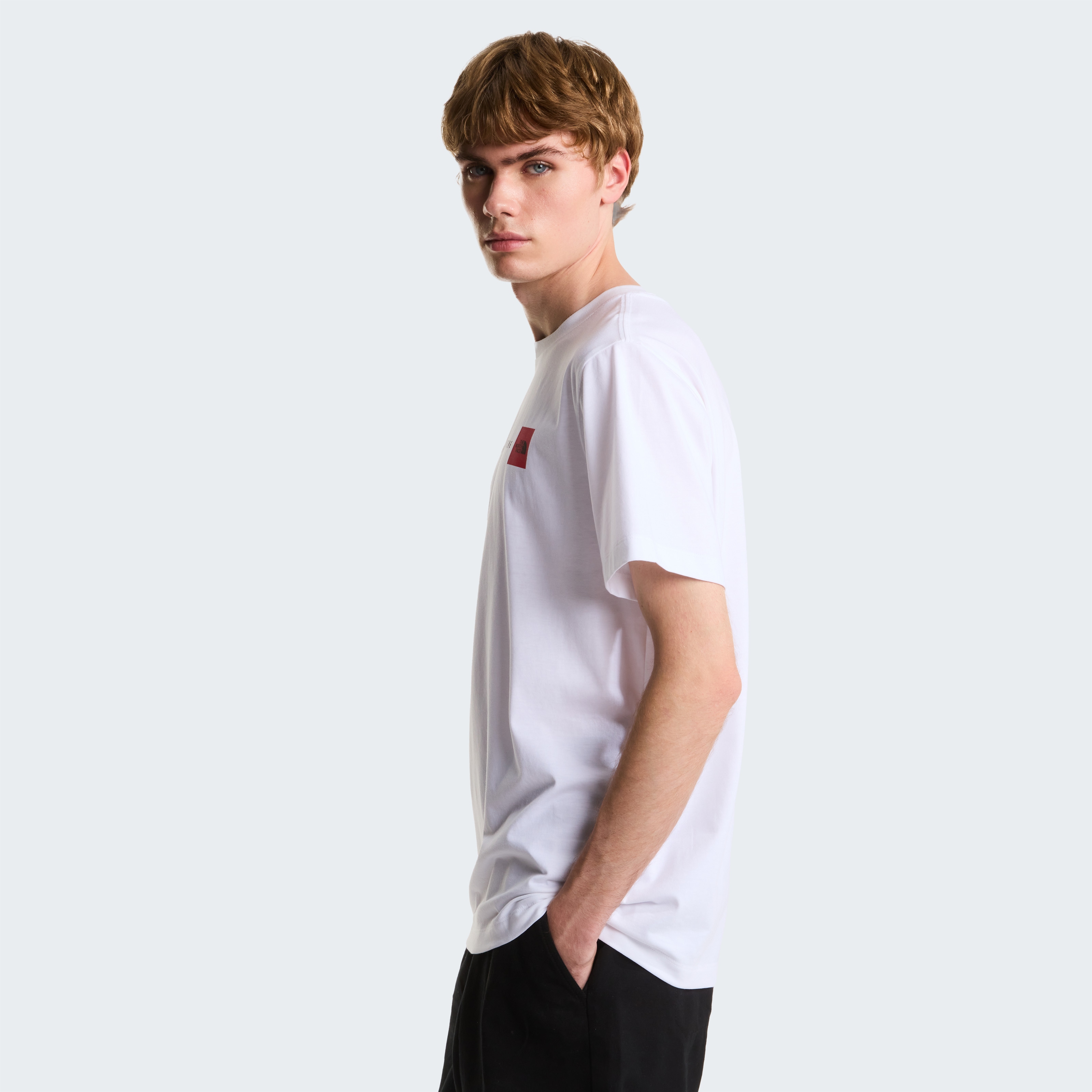 Thumbnail - The North Face T-Shirt "M NEVER STOP EXPLORING REGULAR SHORT SLEEVE TEE-GRAPHIC" normale Passform, kurze Ärmel, für Spor...