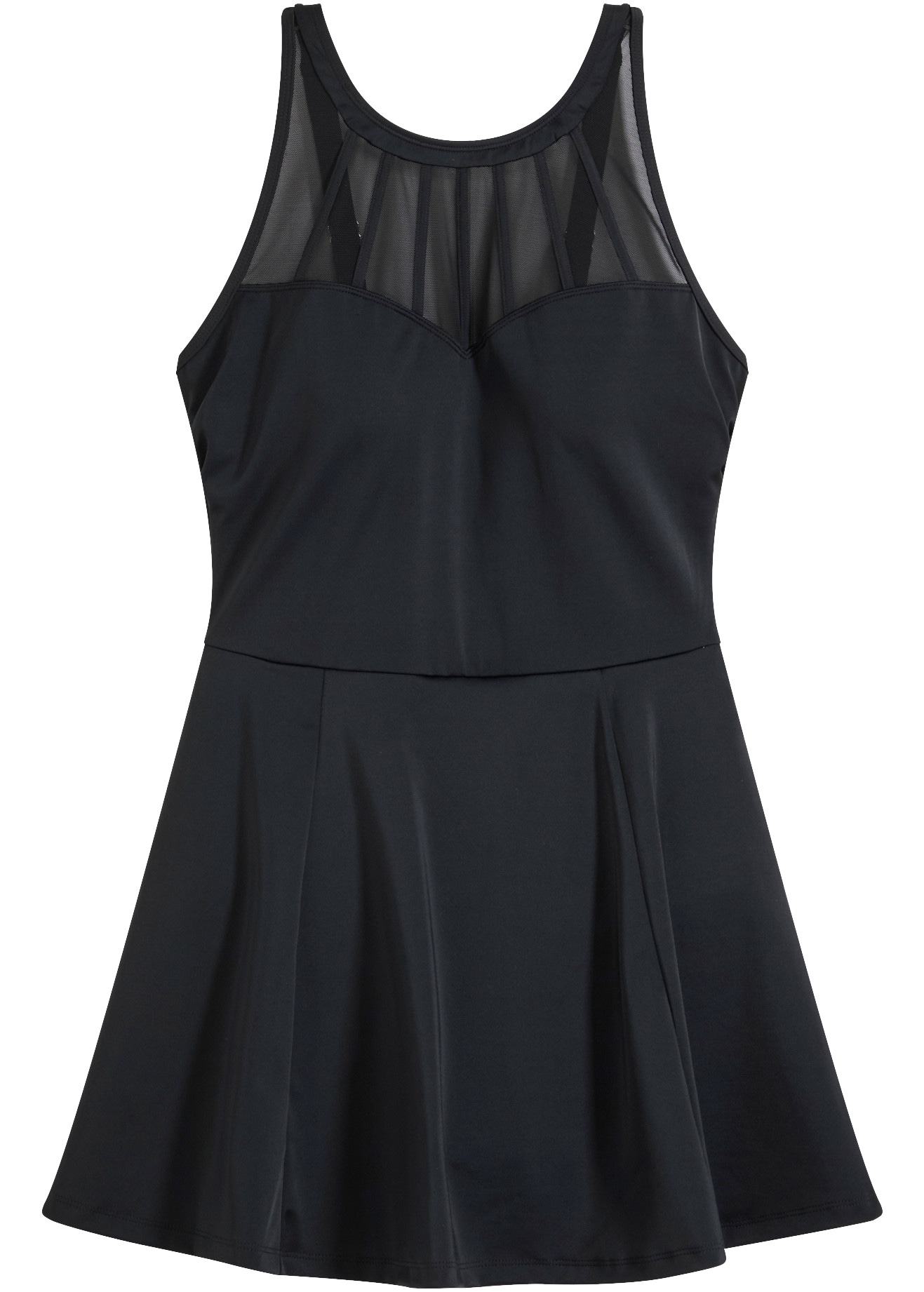 bonprix Badekleid mit transparentem Netz, aus Polyamid und Elasthan, gefüttert