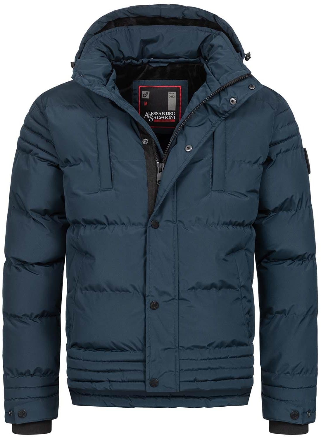 Alessandro Salvarini Winterjacke »ASFabiano«, mit warmem Teddyfell und abnehmbarer Kapuze