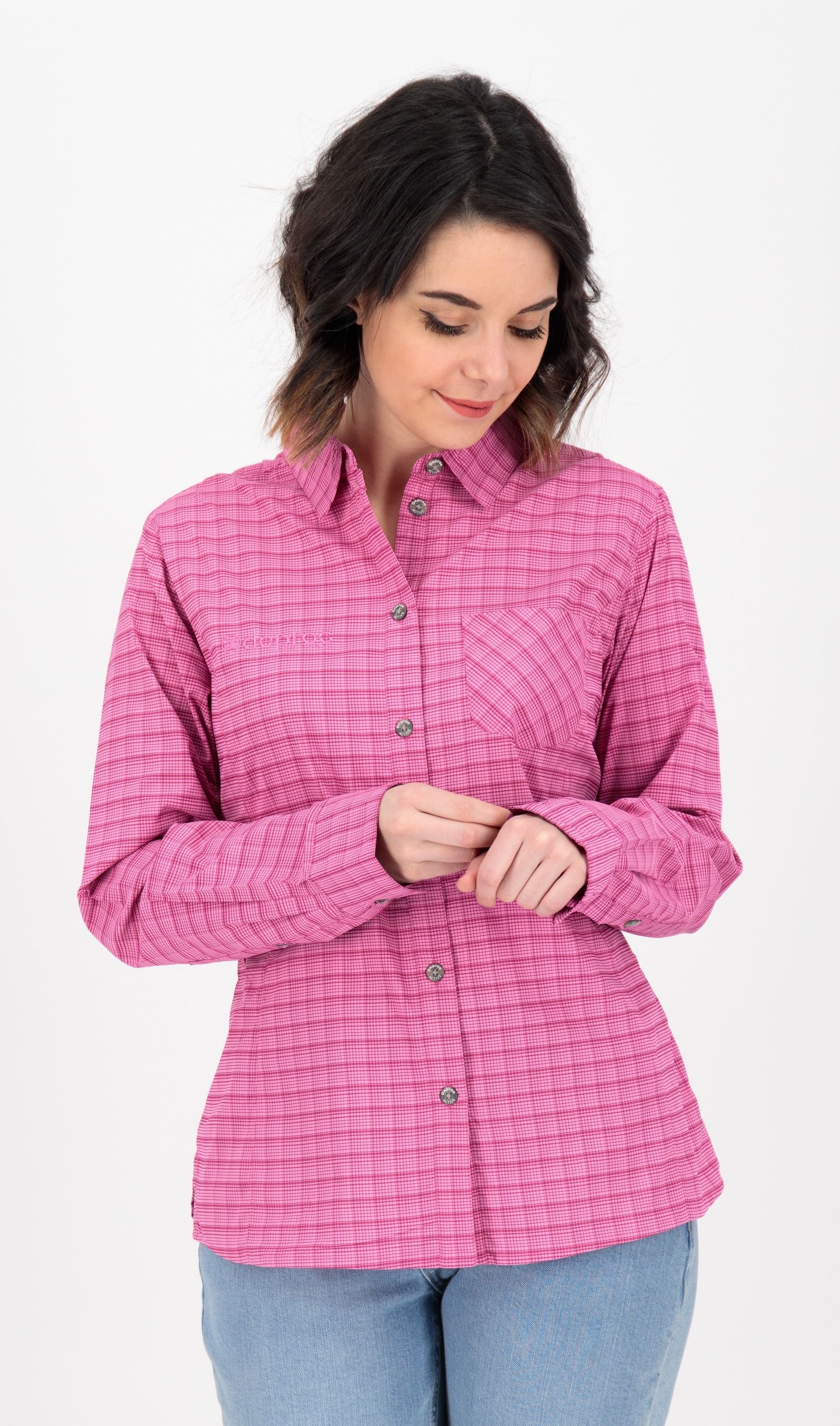 DEPROC Active Outdoorhemd »PHOENIX III LS WOMEN«, auch in Großen Größen erhältlich