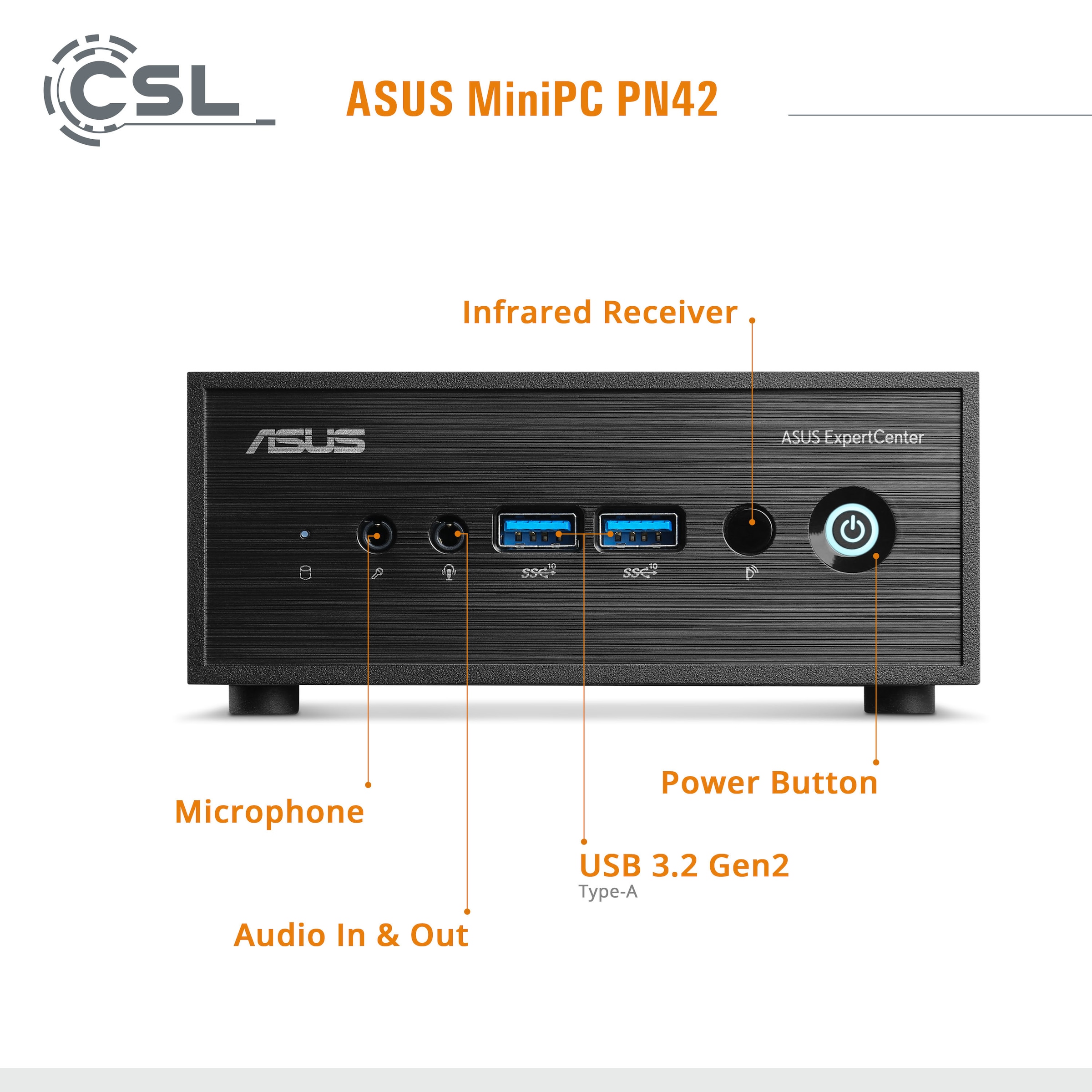 Asus PC »Mini PC ASUS PN42 N100 / 4000 GB M.2 SSD / 32 GB RAM / Windo 11 Home«