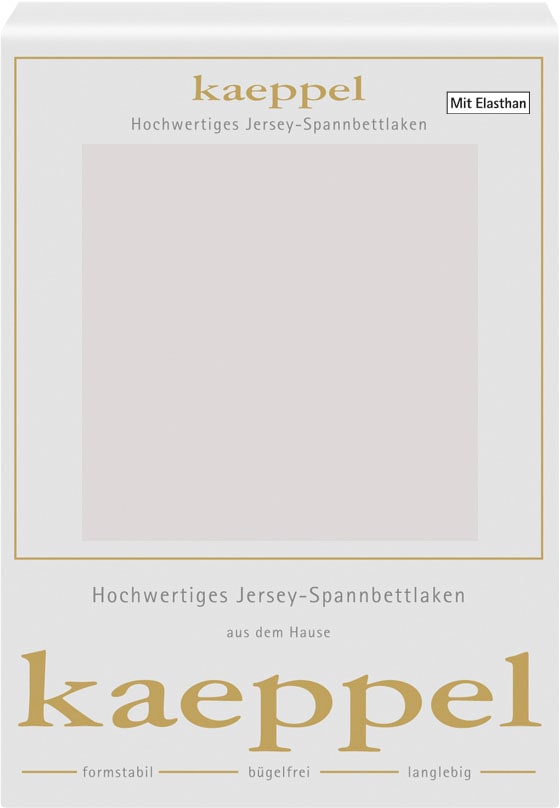 Kaeppel "Single Jersey Mako Elasthan" aus 97% Baumwolle und 3% Elasthan