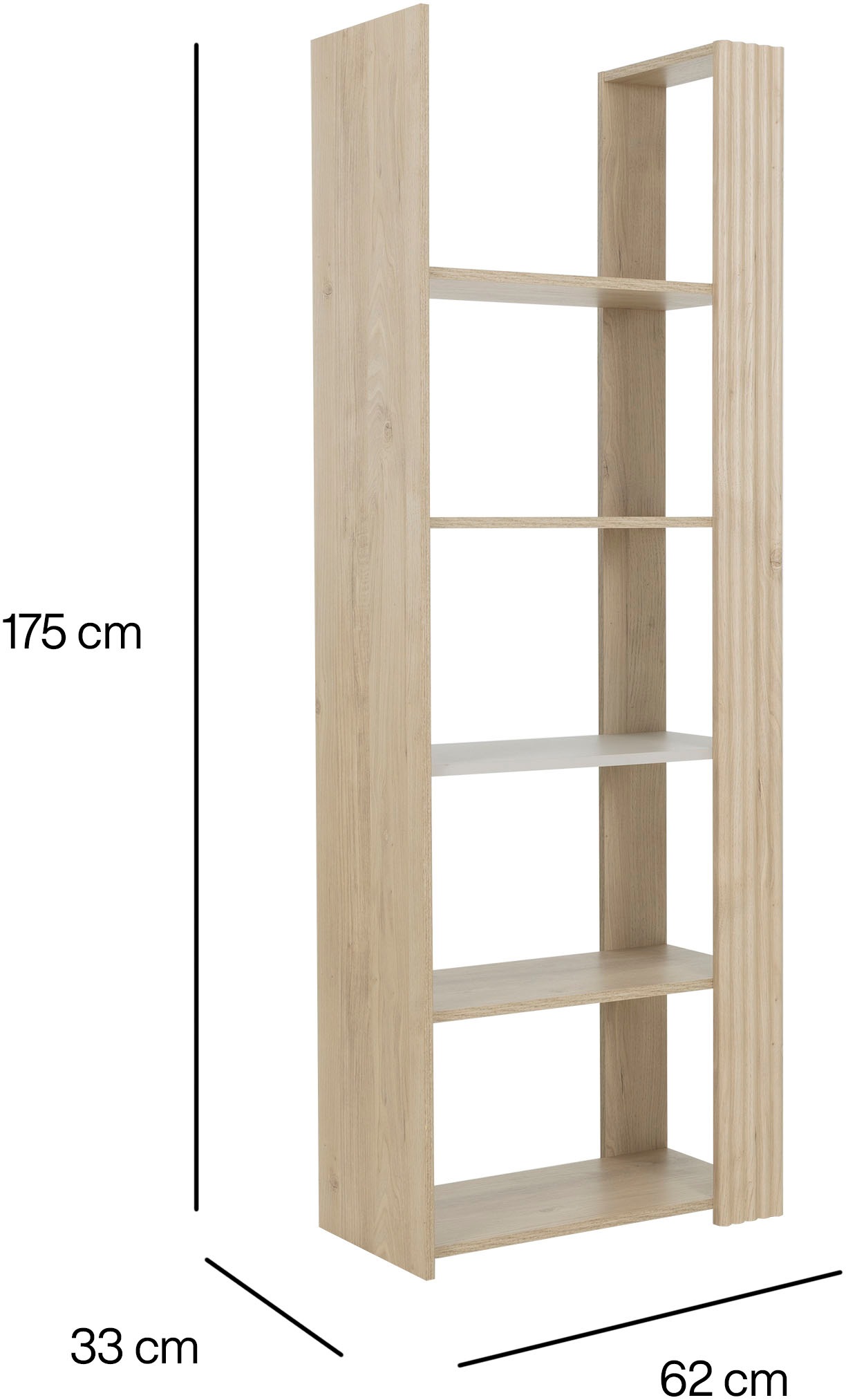 Gami Schrank-Set »STRAW«, (3 St.), Aufbewahrungslösung mit Schreibtisch.