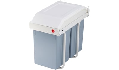 Einbaumülleimer »Multi-Box duo L«, 2 Behälter, 28 Liter, grau, Kunststoff Inneneimer,...