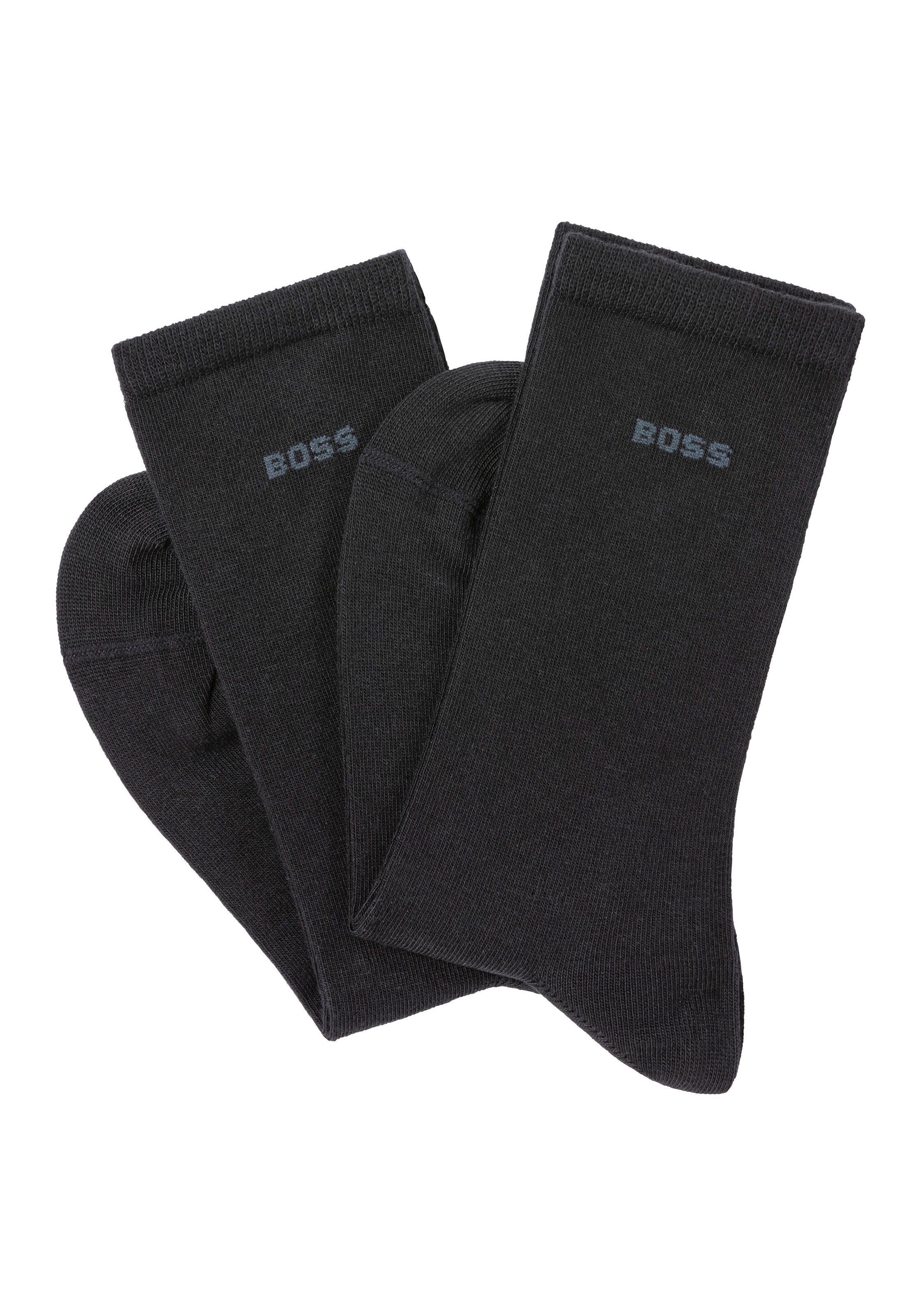 Businesssocken »2P RS Uni Logo CC W«, (Packung, 2 Paar, 2er Pack), mit BOSS Schriftzug