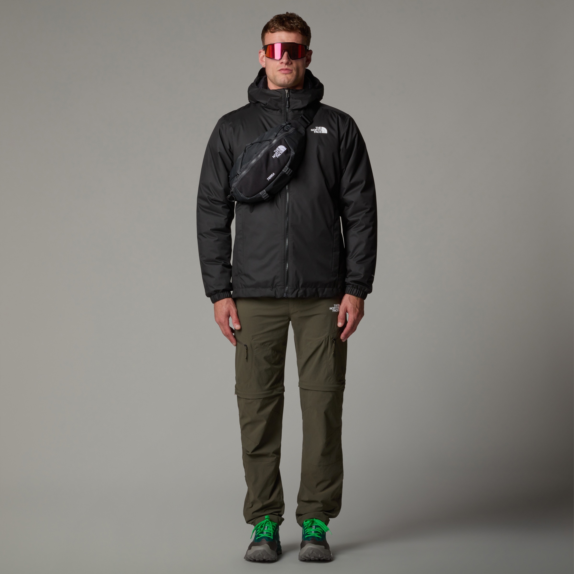 The North Face Funktionsjacke »M QUEST INSULATED JACKET«, (1 St.), mit Kapuze, mit Logodruck