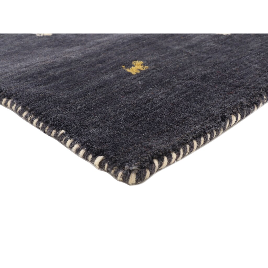 carpetfine Wollteppich »Gabbeh-Uni«, quadratisch