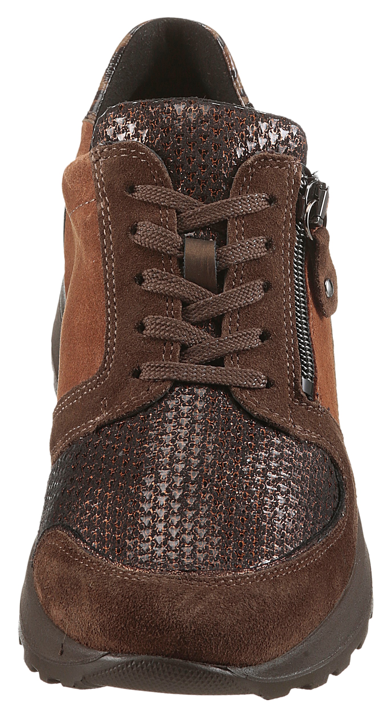 Waldläufer Keilsneaker »HIROKO-Soft«, Schnürschuh, Komfortschuh, Orthotritt, in Bequemweite G (= weit)