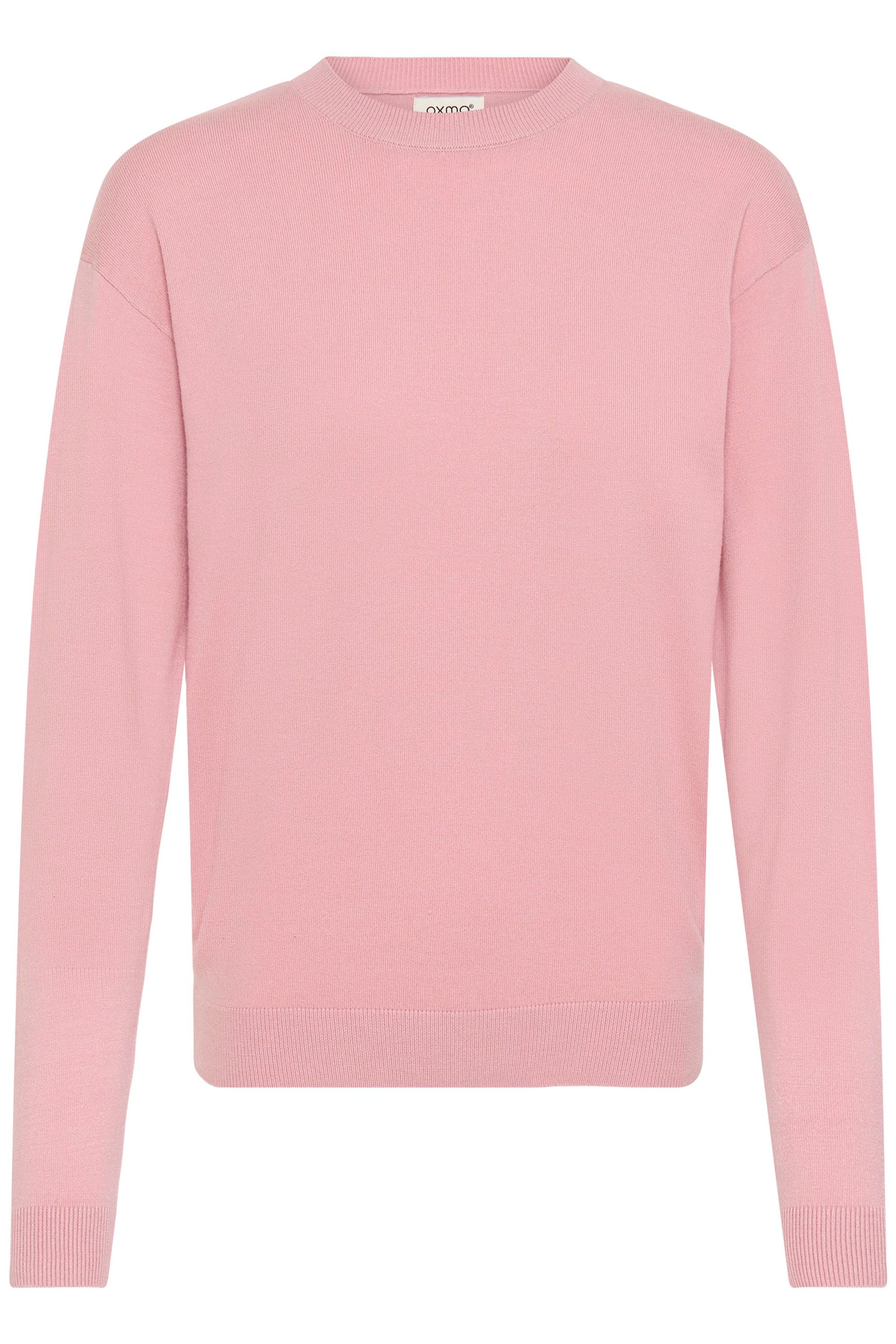 OXMO Damen Strickfleece-Pullover "Strickpullover OXISCANNY LS"zephyr, Gr. XL, Obermaterial: 50% Viskose CV. 28% Polyester PES. 22% Polyamid PA.,