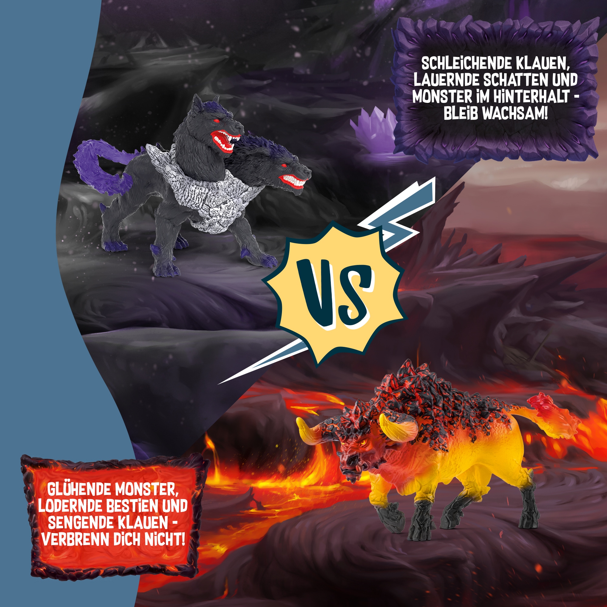 Schleich® Spielwelt »ELDRADOR® CREATURES, BattleCave Arena: Lava vs. Schatten (42673)«