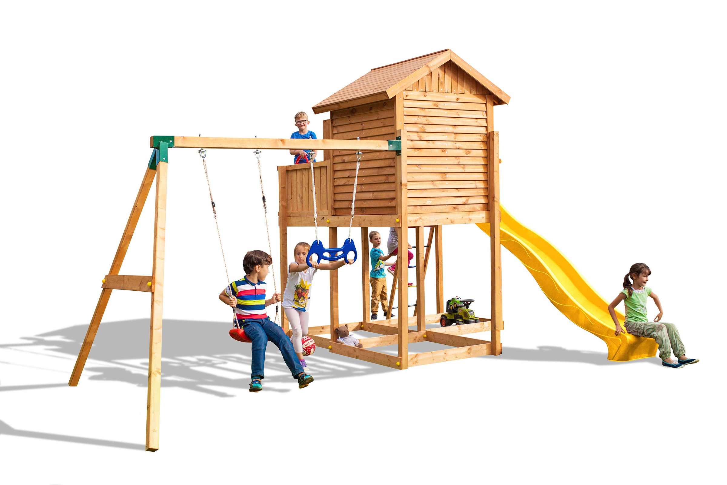 FUNGOO Spielturm »My SIDE Move+«, mit Schaukel & Rutsche