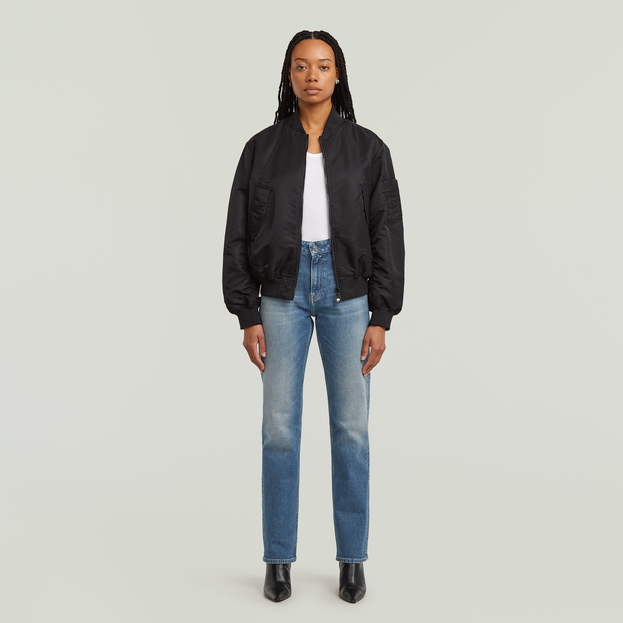 G-STAR Straight-Jeans »Iggie Wmn«, Mid Rise