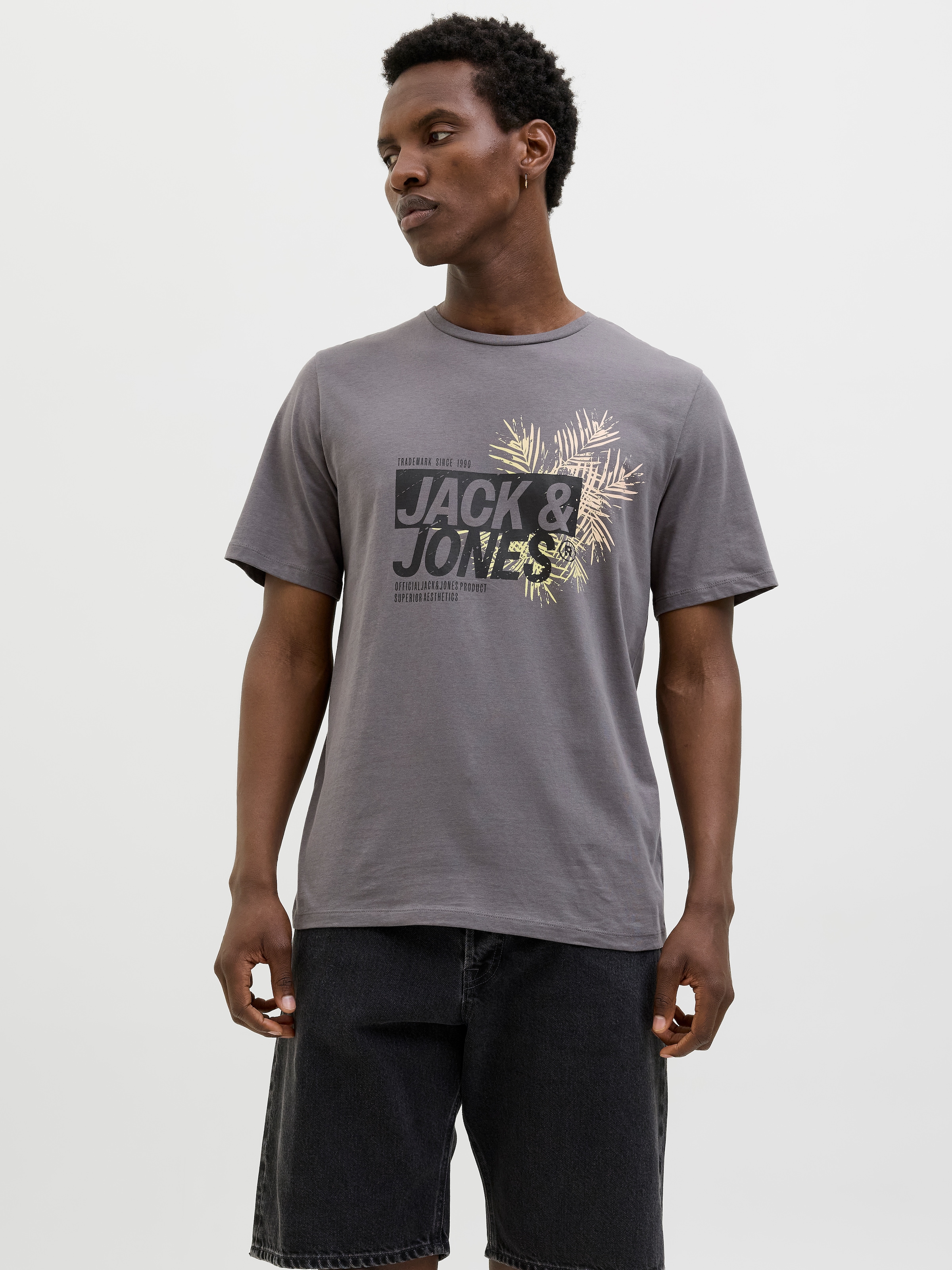 Jack & Jones Print-Shirt »JJJAXON TEE SS CREW NECK«