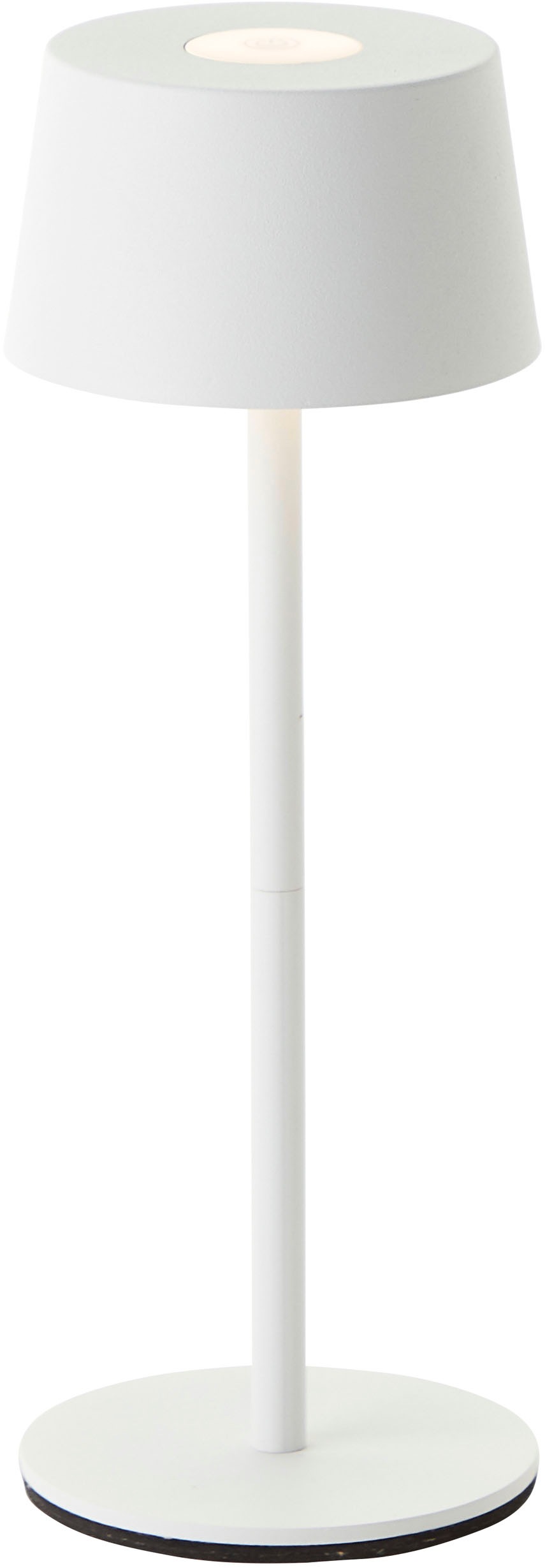 Brilliant LED Außen-Tischleuchte »Jona« LED-Modul 1 Stk. Warmweiß Kabellos, USB, H 25 cm, 170 lm, höhenverstellbar, 3000 K