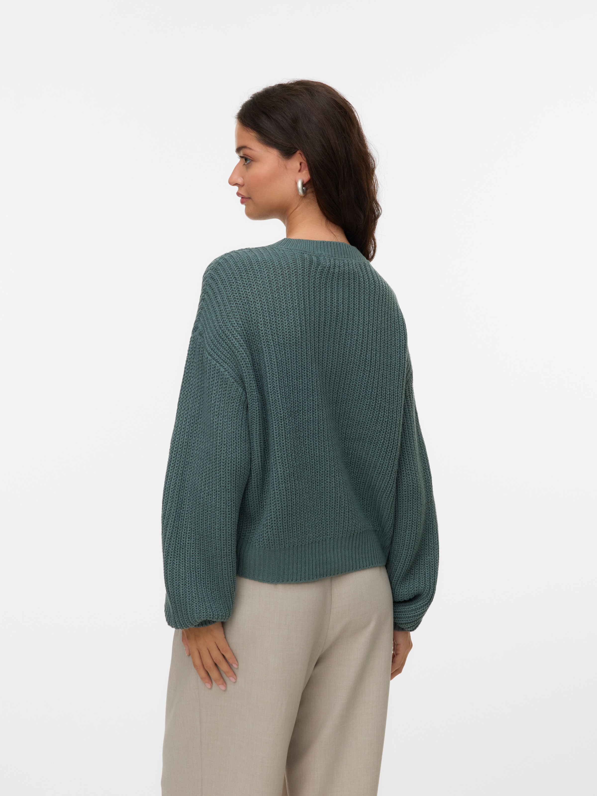 Vero Moda Strickjacke "VMLEA LS O-NECK CARDIGAN NOOS" günstig online kaufen