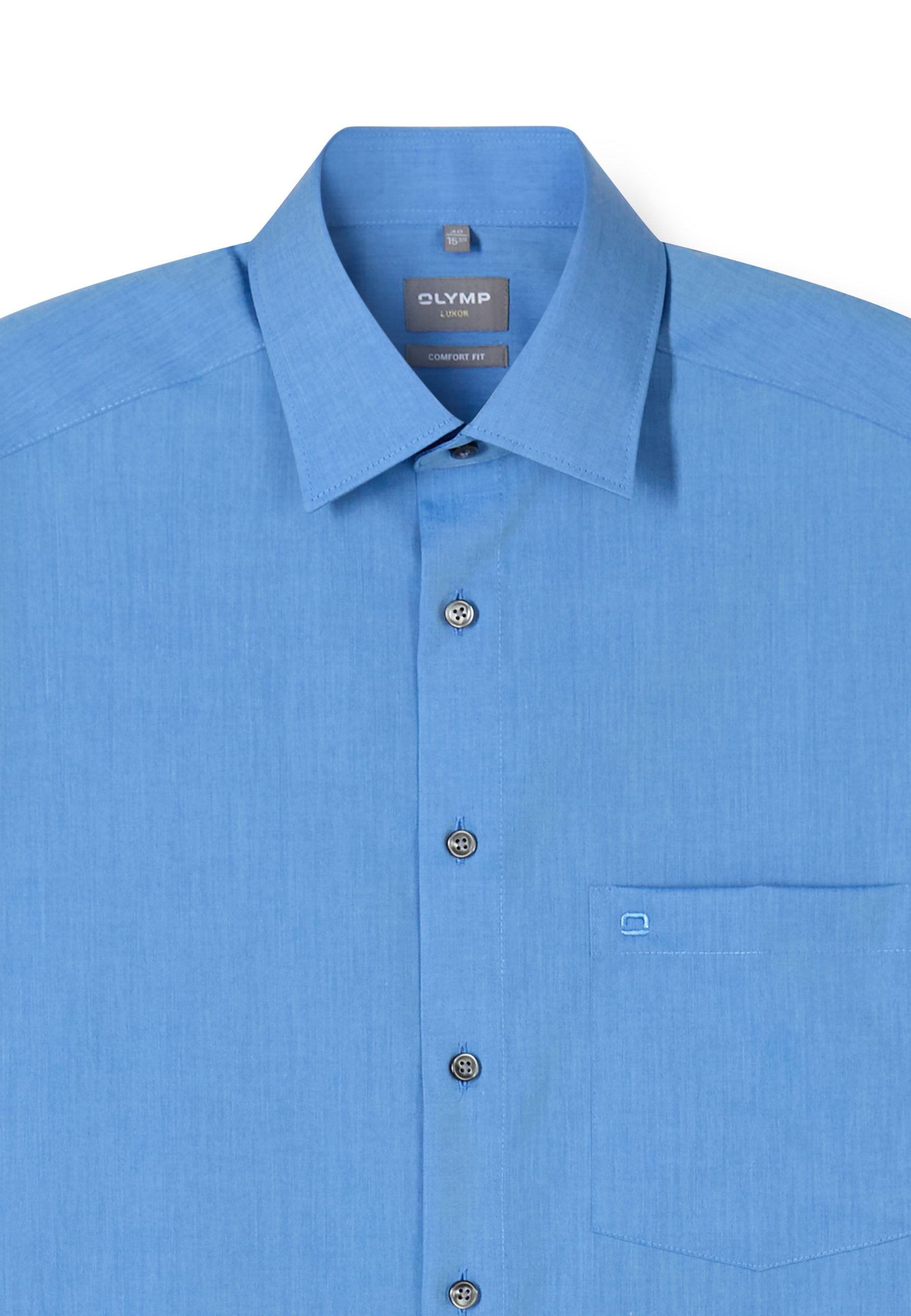 OLYMP Luxor Businesshemd Blau 43 2