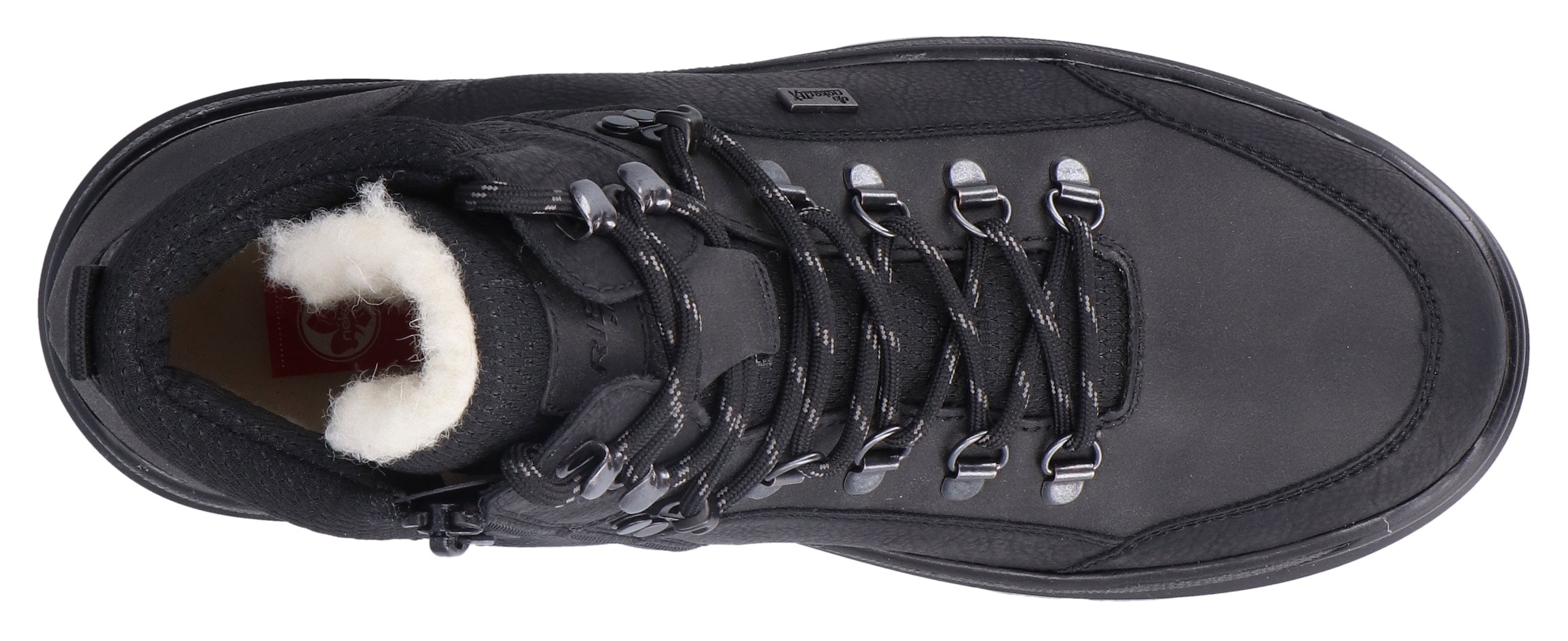 Rieker Winterboots »Flip Grip«, Outdoorboots mit umklappbaren Spikes an der Laufsohle, TEX-Membran
