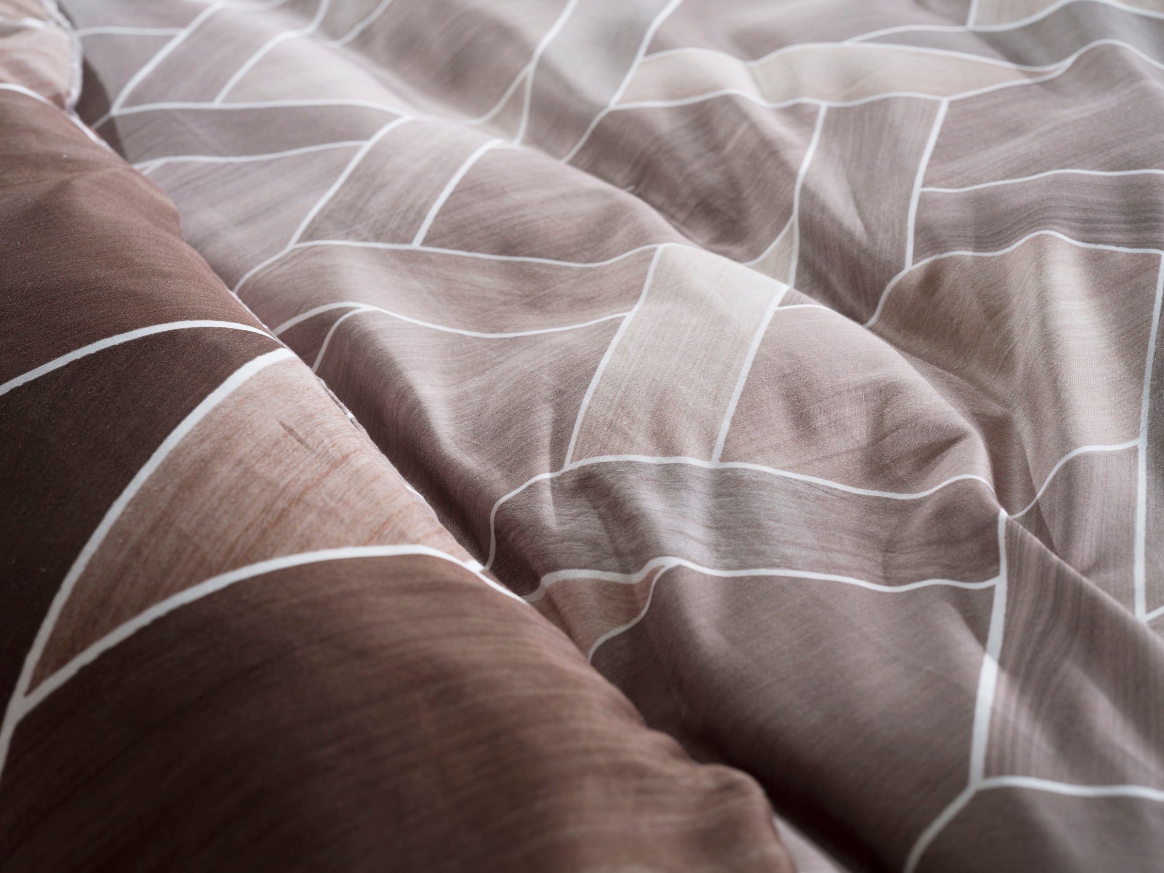 Heckett & Lane Wendebettwäsche »Murdock«, 100% Baumwolle, hochwertiges Mako-Satin, Bettwäsche ab 135x200 cm.