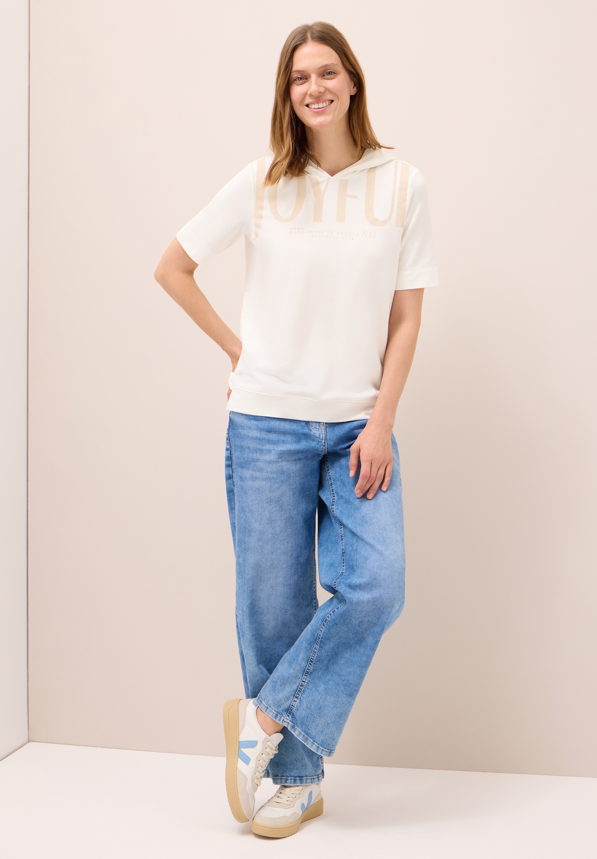 Cecil Kapuzenshirt, im soften Baumwoll-Mix