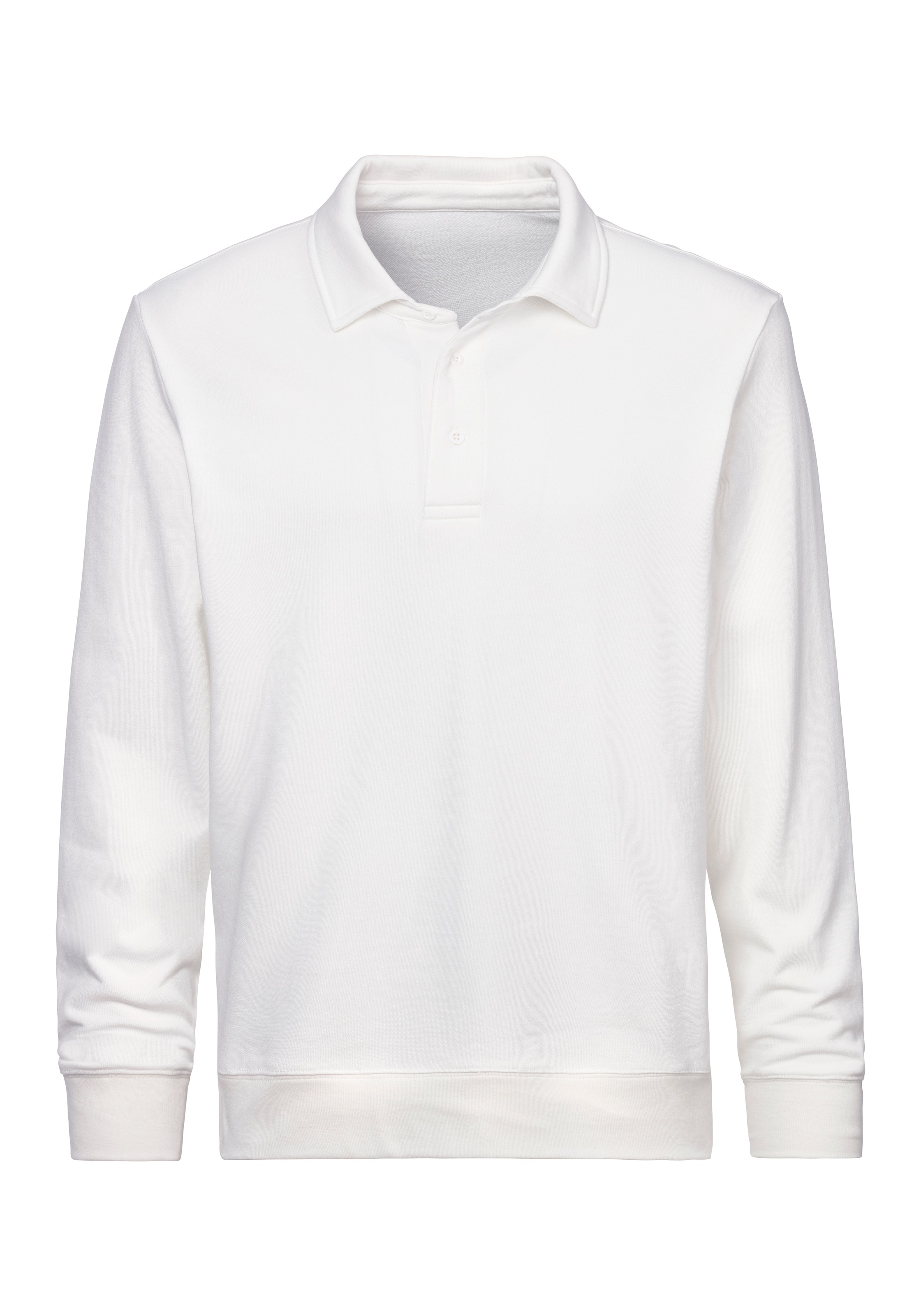 John Devin Sweatshirt, Langarm, Sweatshirt mit Polokragen, Baumwolle günstig online kaufen