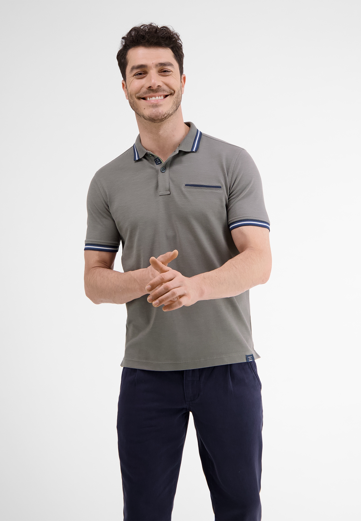 LERROS Poloshirt "LERROS Poloshirt in Struktur-Piqué"