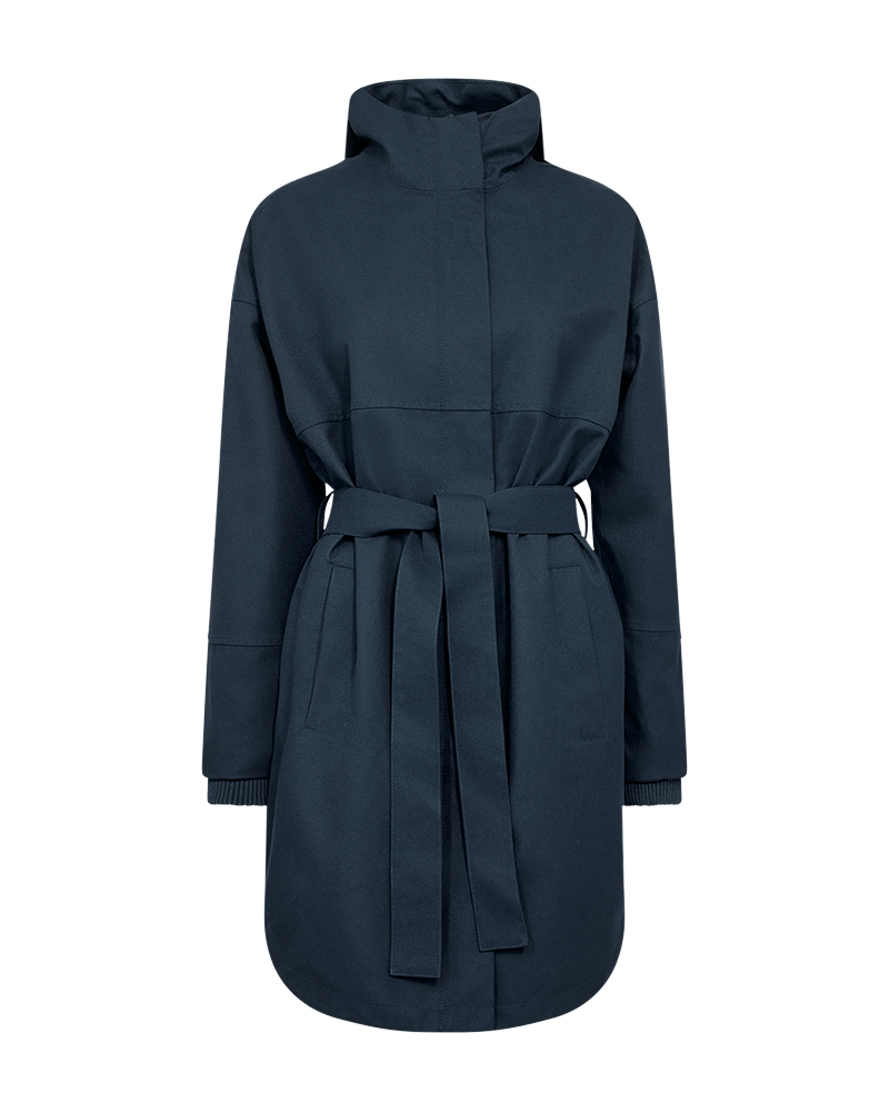 FREEQUENT Anorak "FQSTORM-JA-BELT" mit Kapuze mit Kapuze und Bindegürtel günstig online kaufen