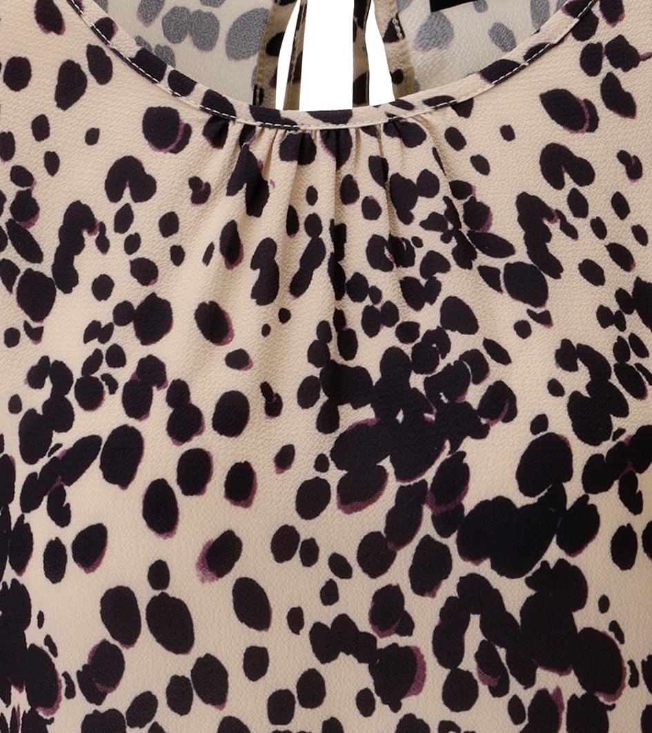 Aniston SELECTED Schlupfbluse, mit stilvollem Allover-Tropfenprint - NEUE KOLLEKTION
