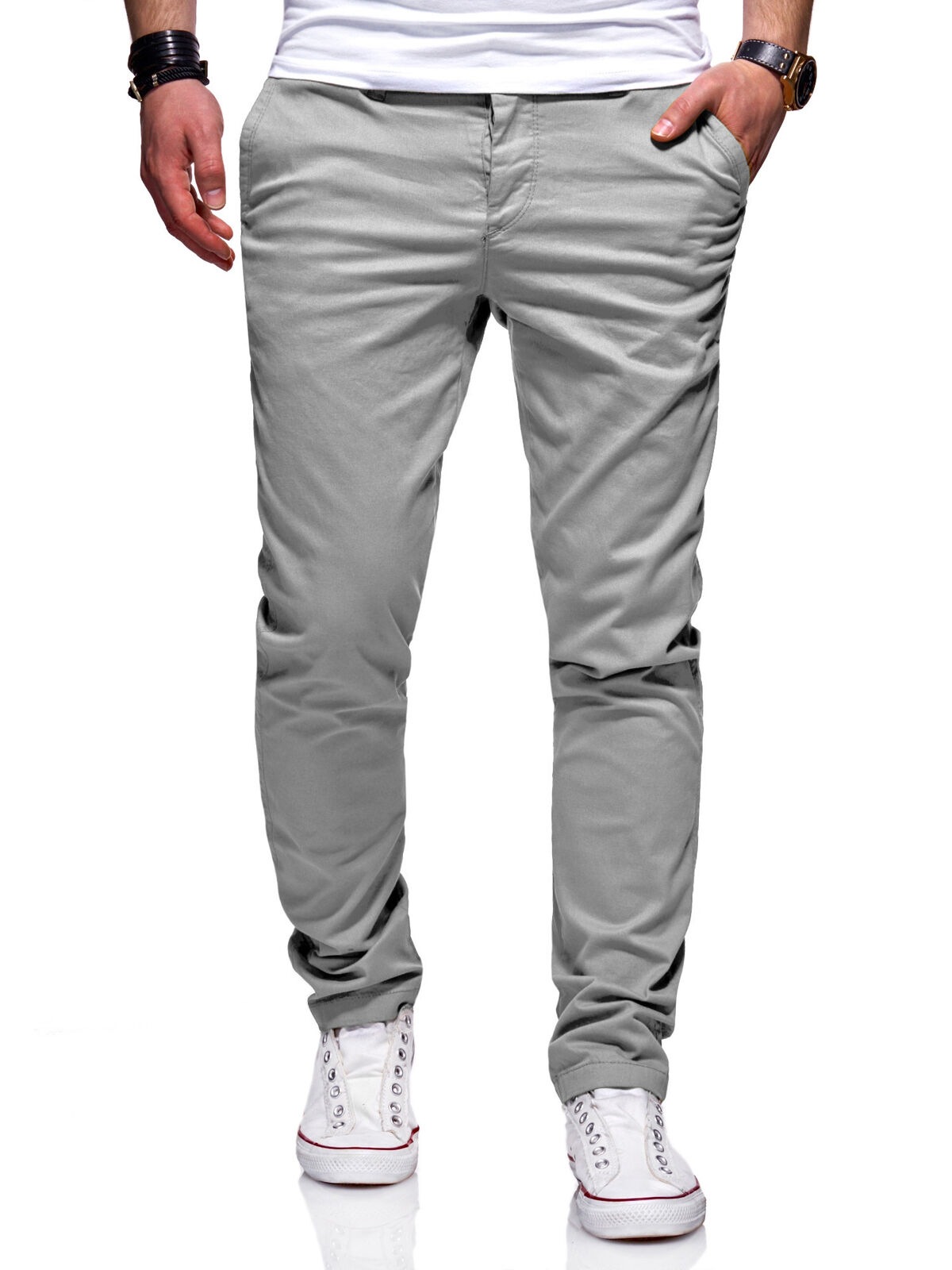 behype Stoffhose "Heritage" im Regular Slim-Fit-Schnitt
