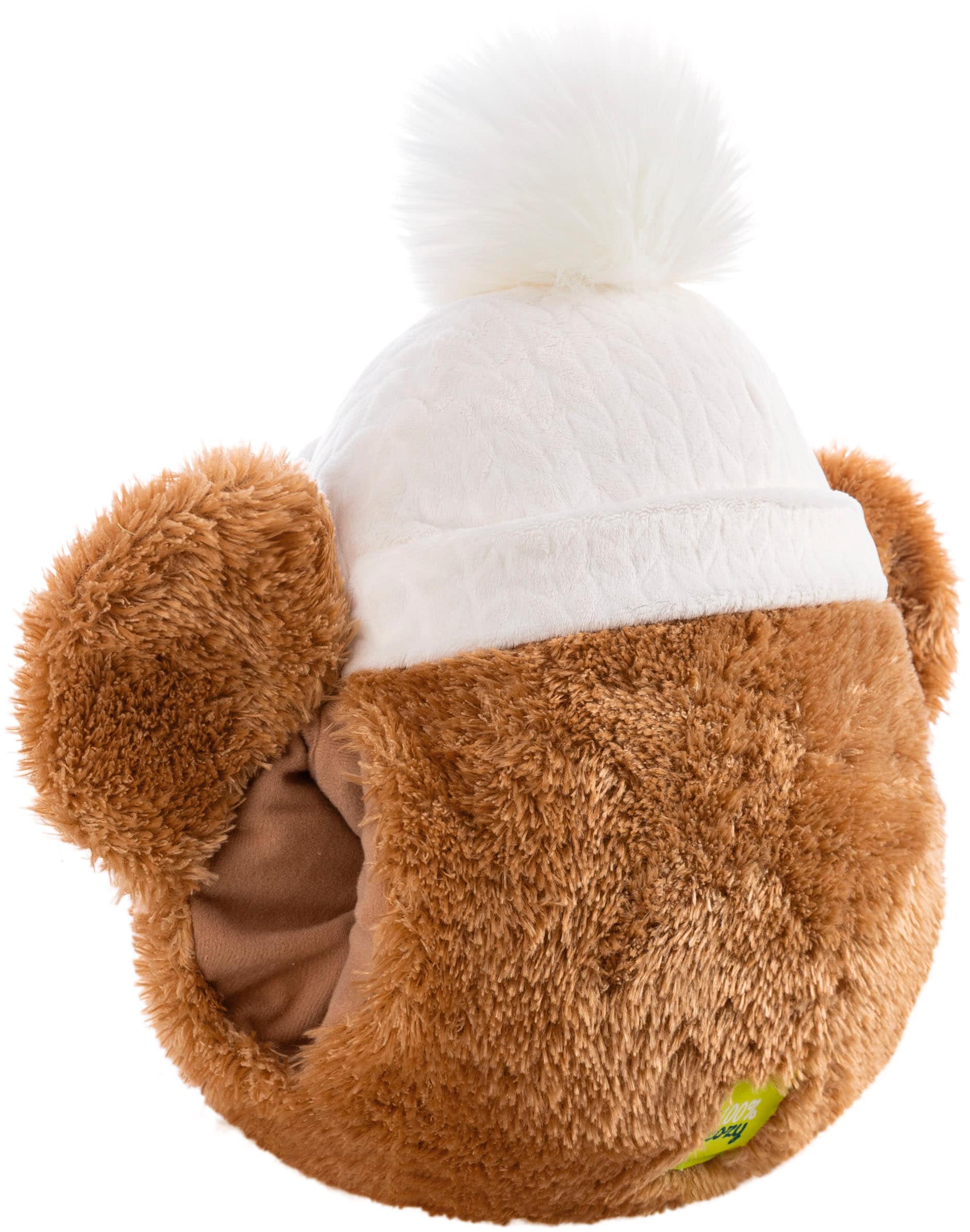 Nici Kuscheltier »Winter, Muff Bär Capiccino 32x34cm«